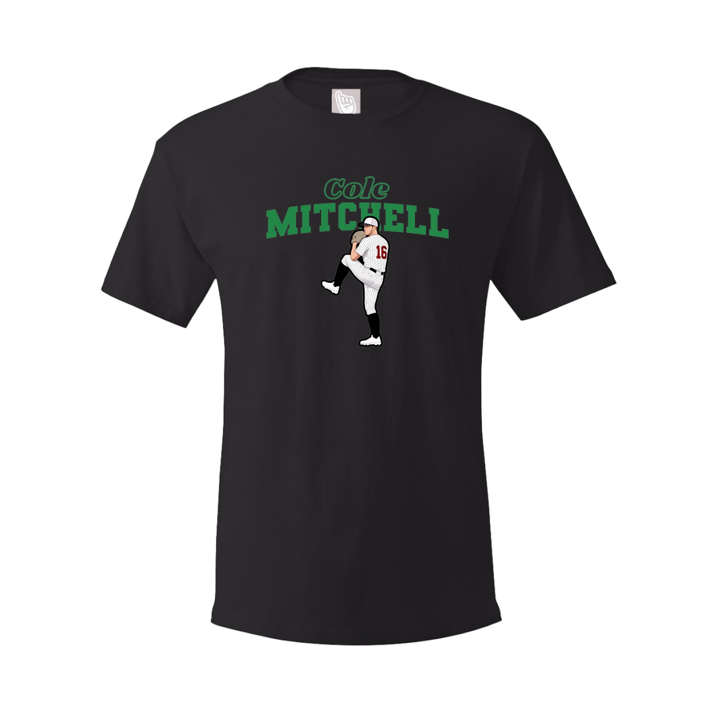 Youth Tee — Name Arch in Black