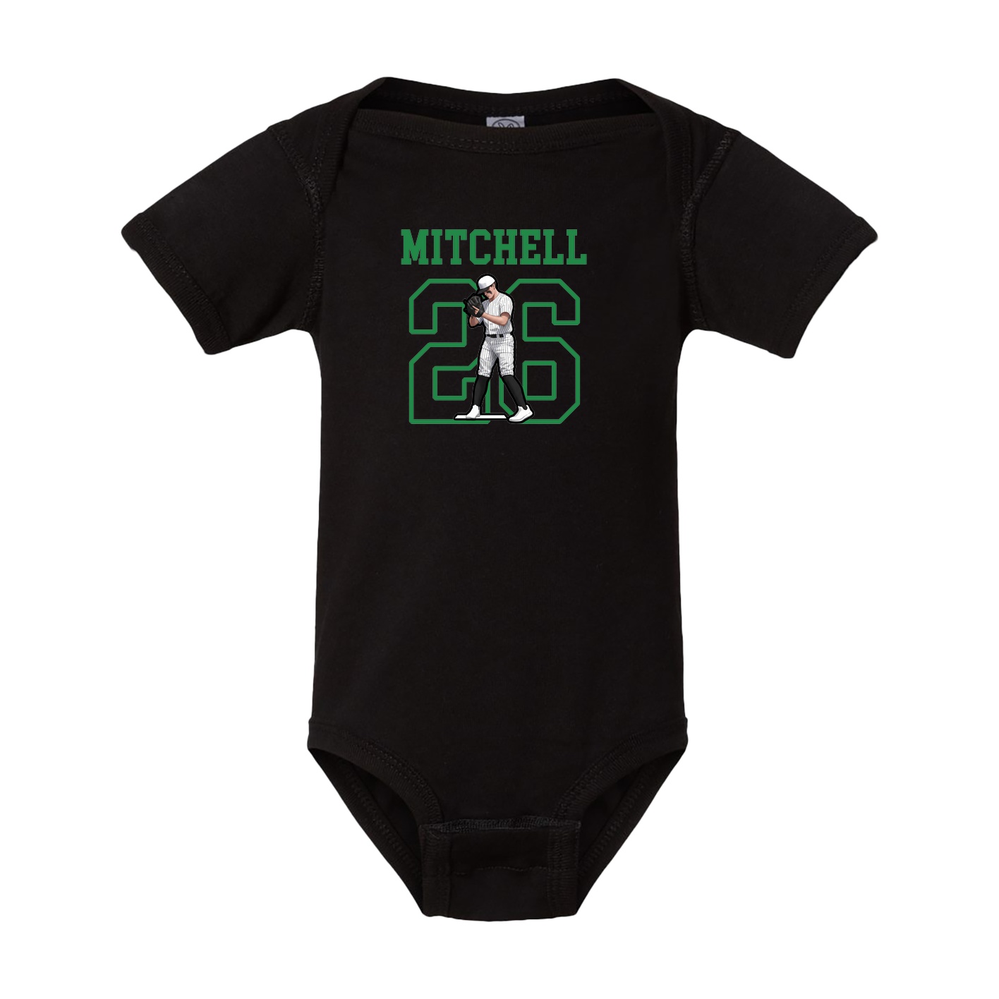 Baby Onesie — Shirsey in Black