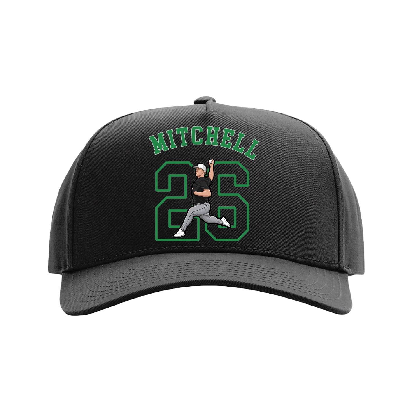 Full Fabric Five-Panel Champ Cap