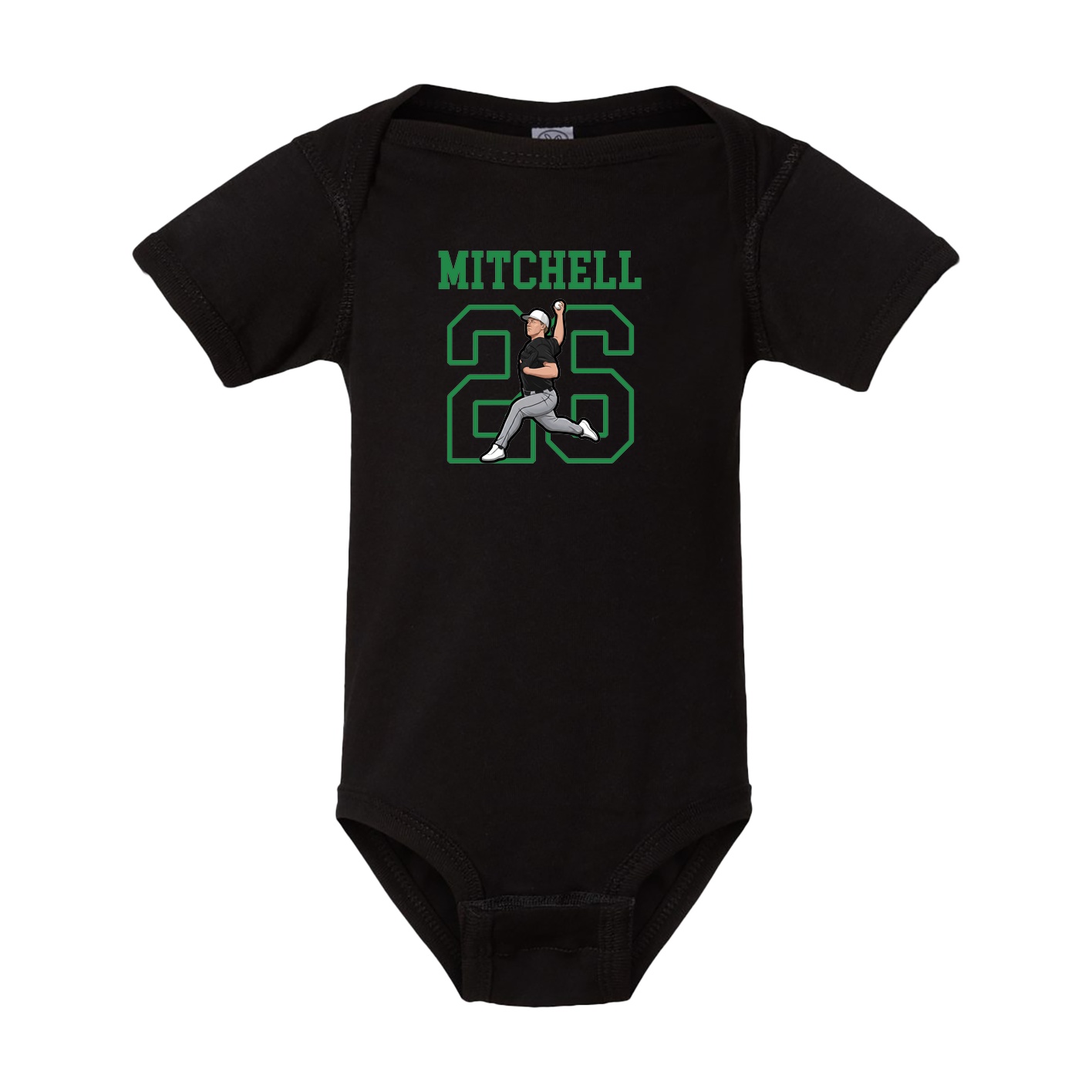 Baby Onesie — Shirsey in Black