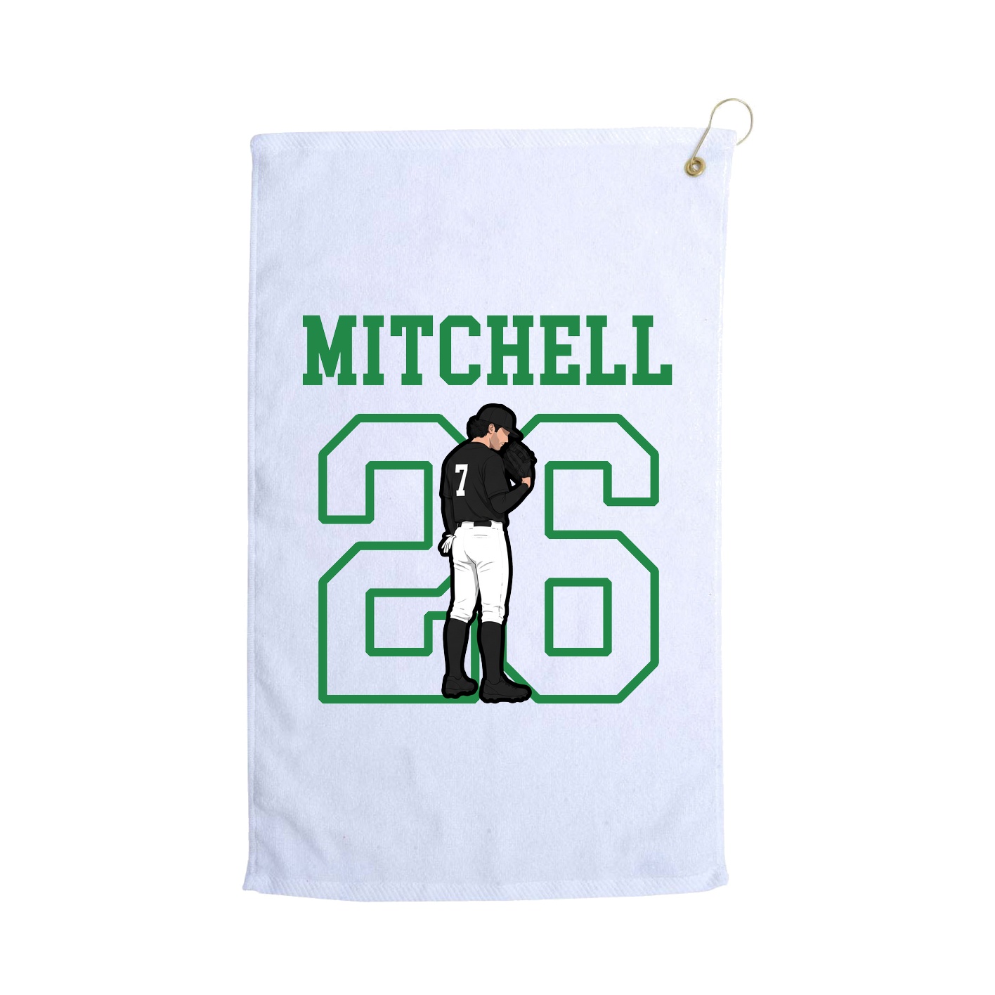 Golf Towel — Shirsey in White