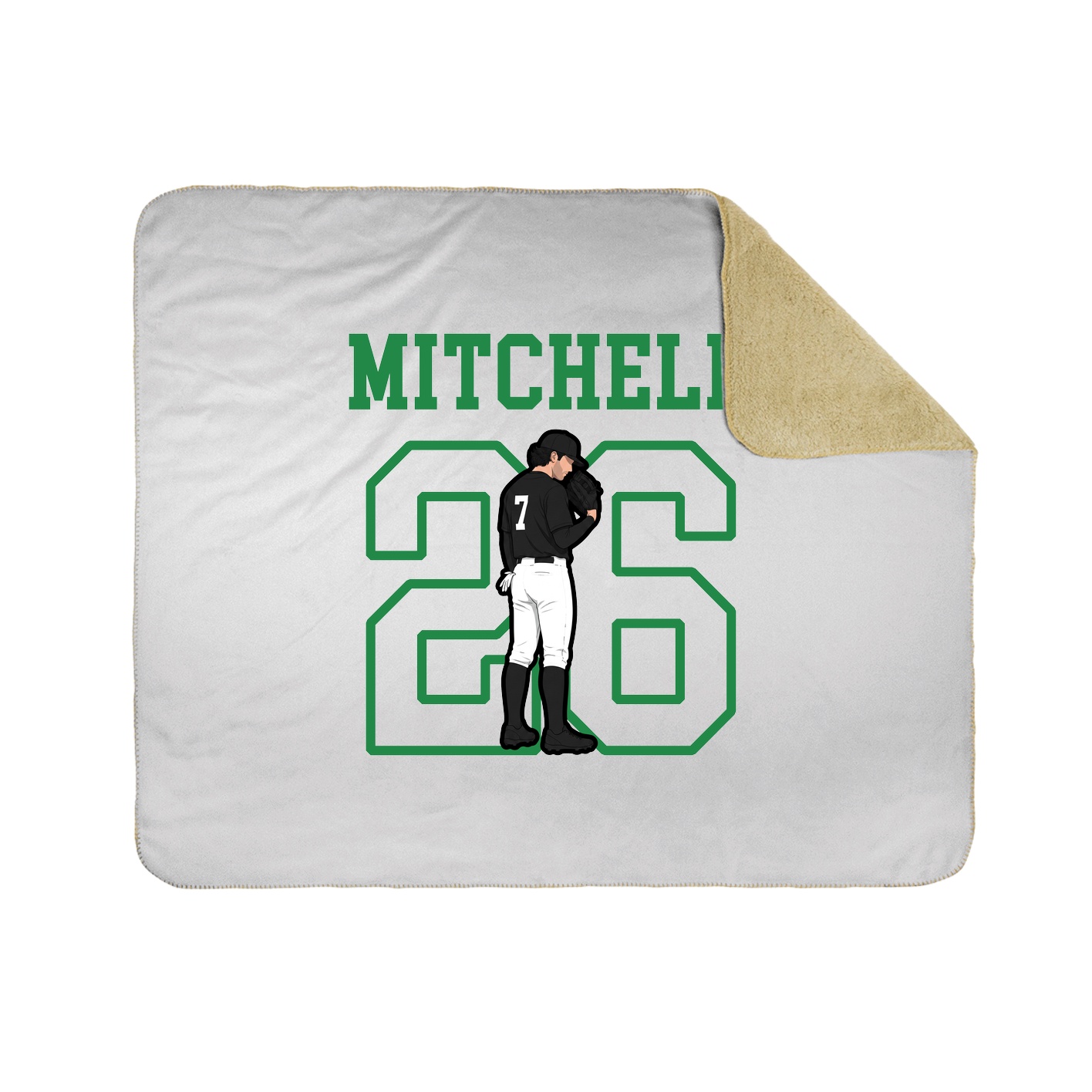Throw Blanket — Shirsey in White