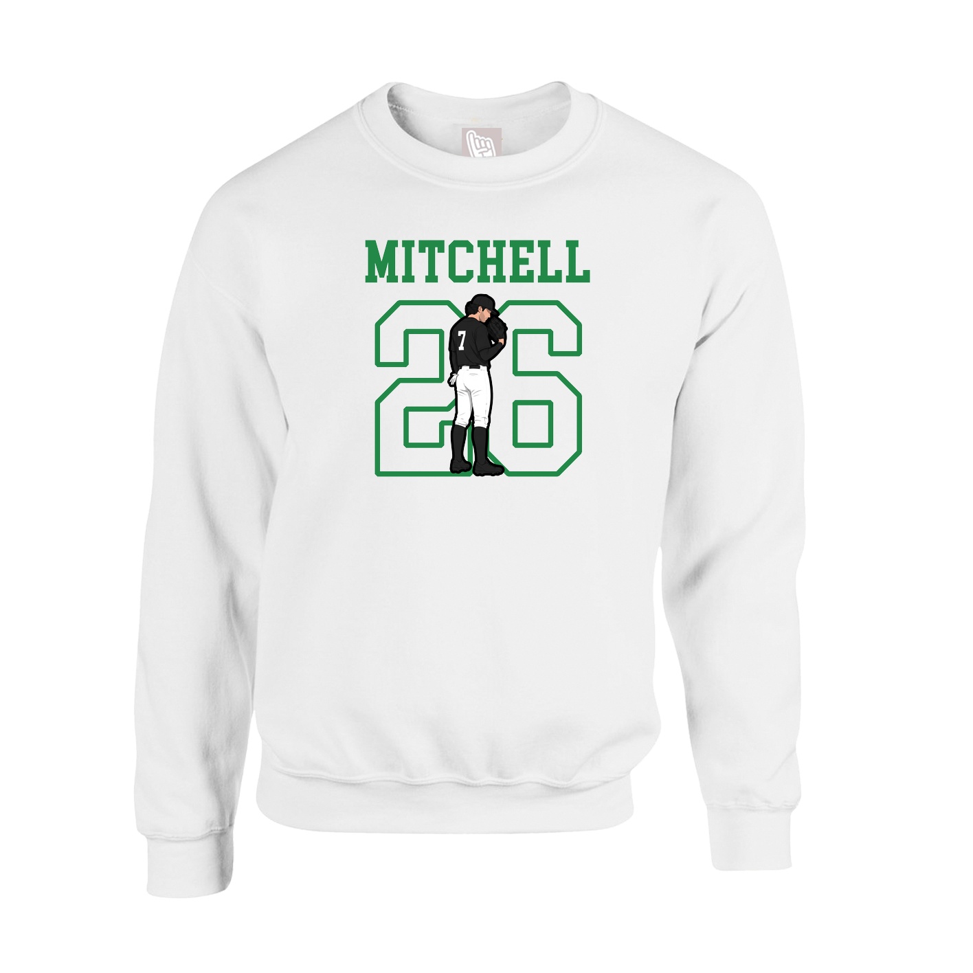 Fleece Crew — Shirsey in White
