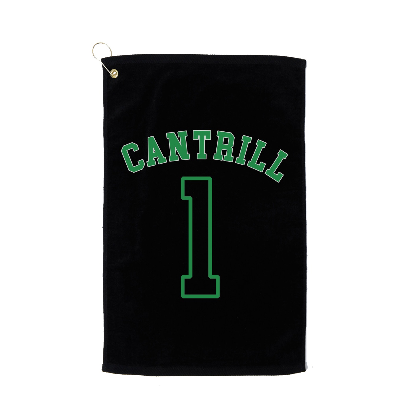 Golf Towel — Shirsey Arch in Black