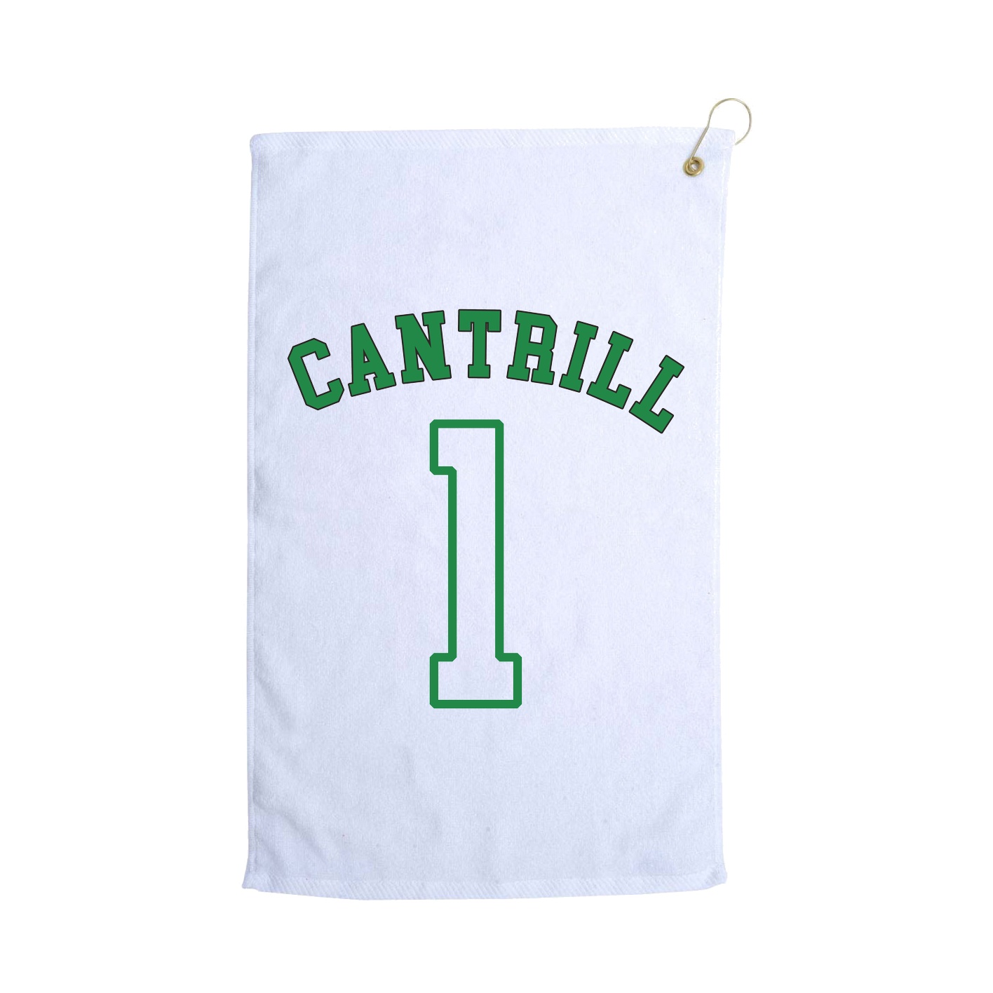 Golf Towel — Shirsey Arch in White