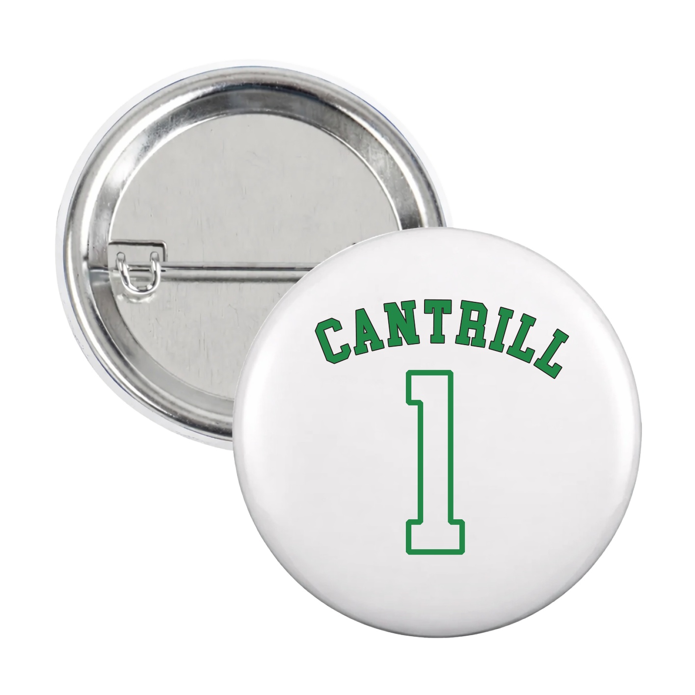 Game Day Button — Shirsey Arch in White
