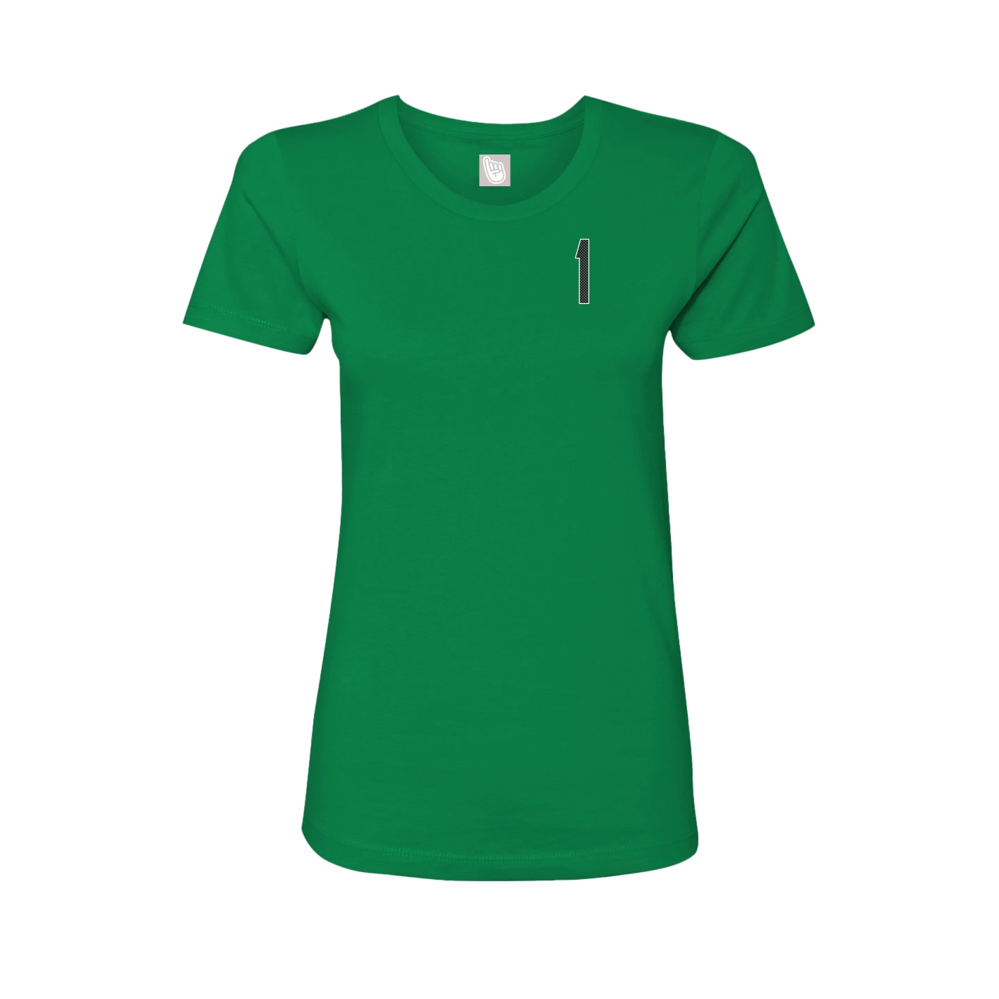 Fitted Women's Tee — Front Shirsy in Green