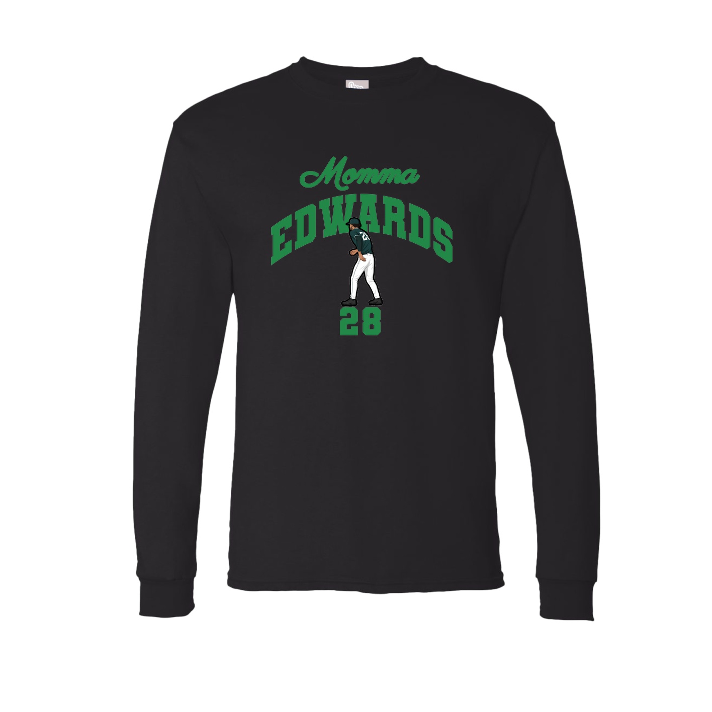 Long Sleeve Tee — Mothers Day Arch in Black