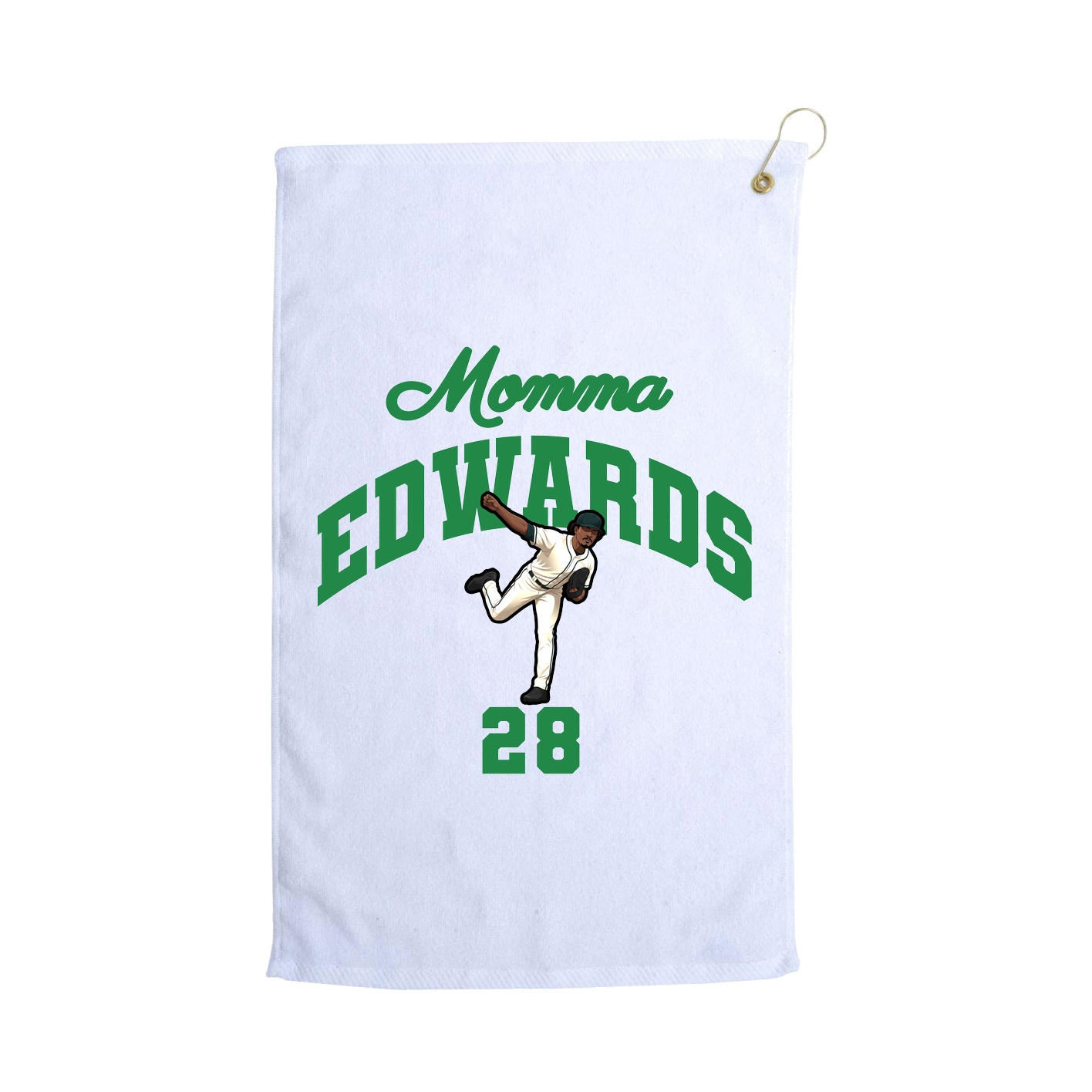 Golf Towel — Mothers Day Arch in White