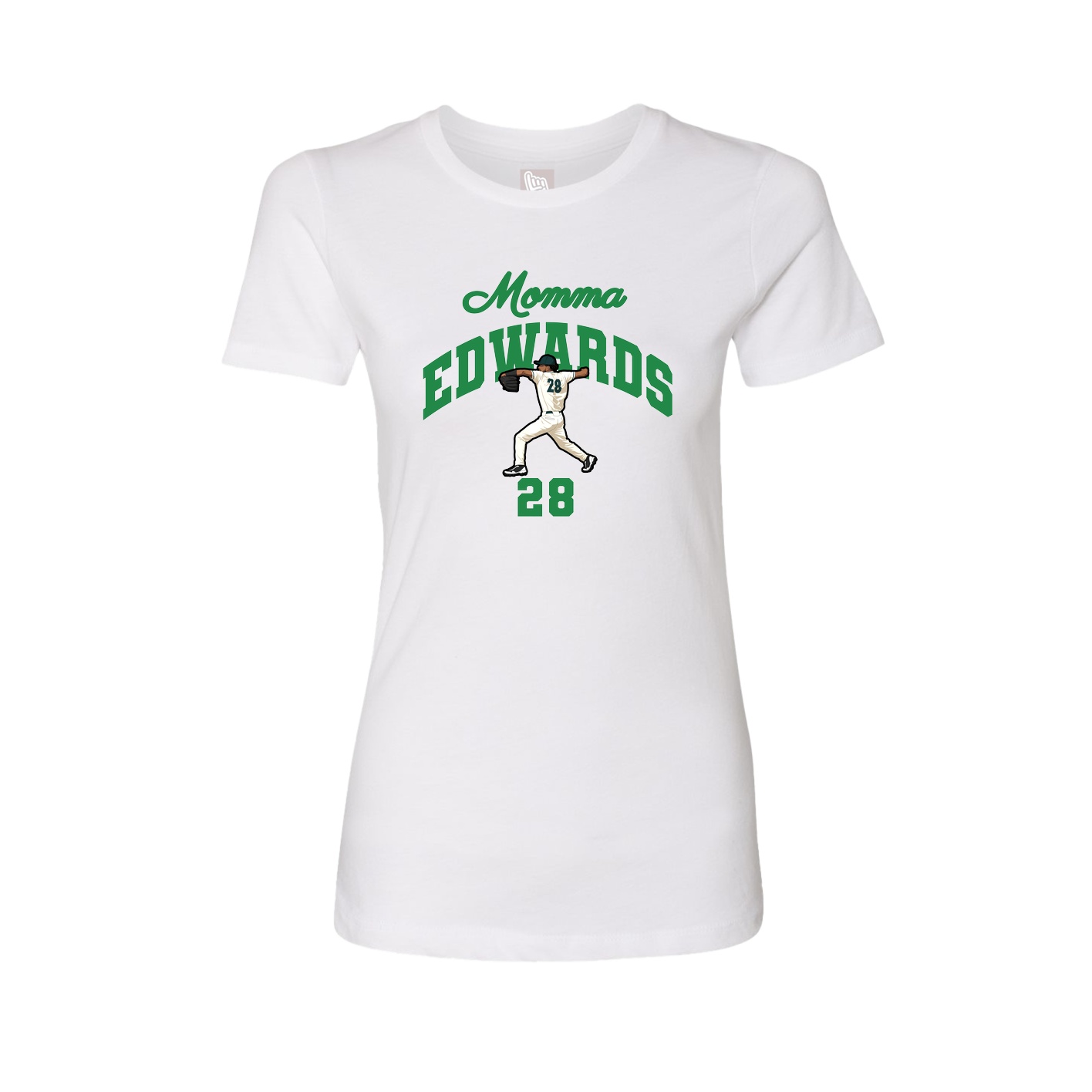 Womens Tee — Mothers Day Arch in White
