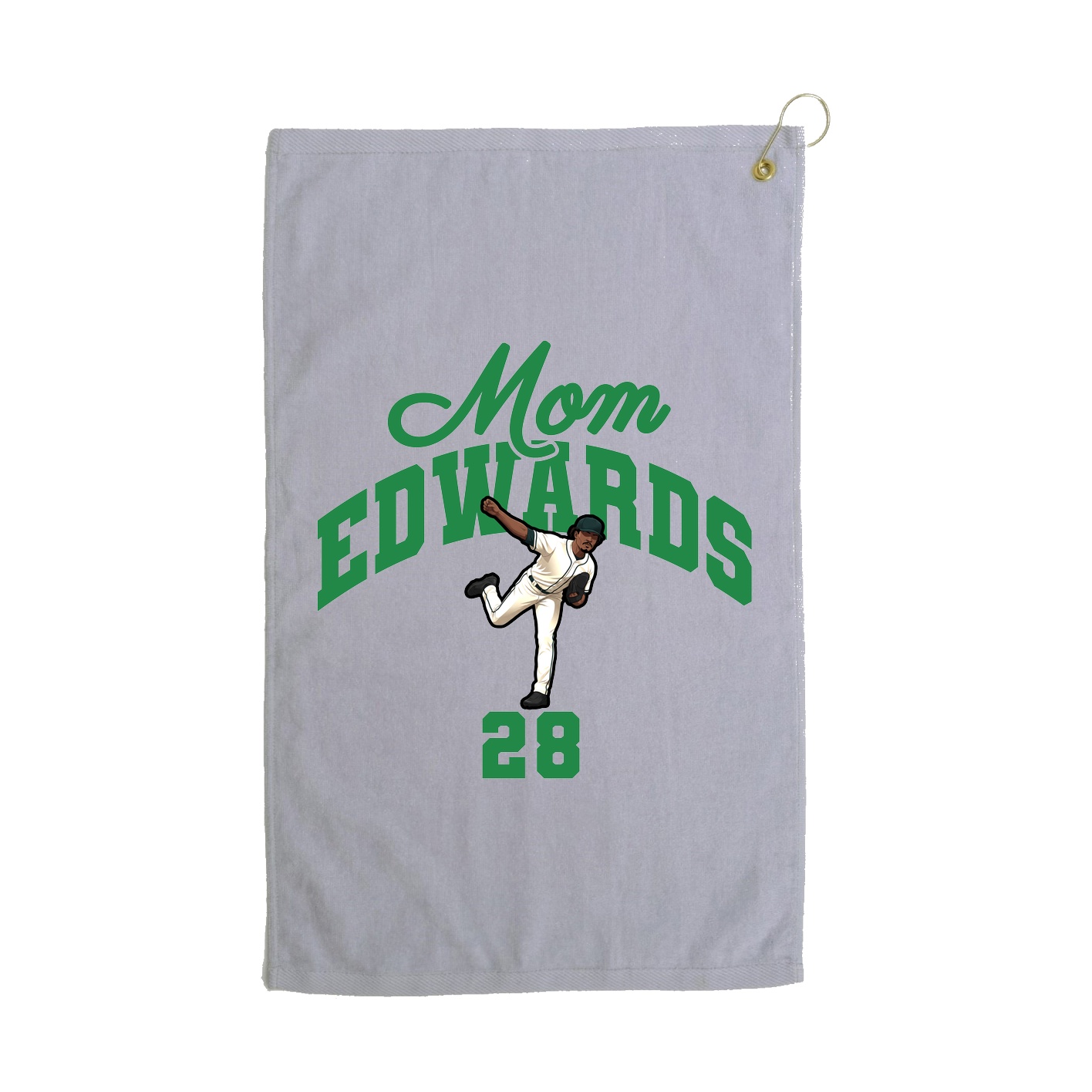 Golf Towel — Mothers Day Arch in Grey