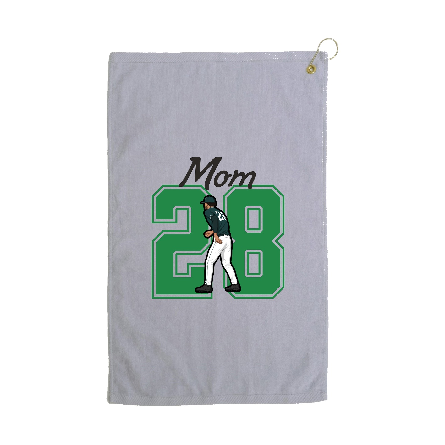 Golf Towel — Mothers Day Shirsey in Grey