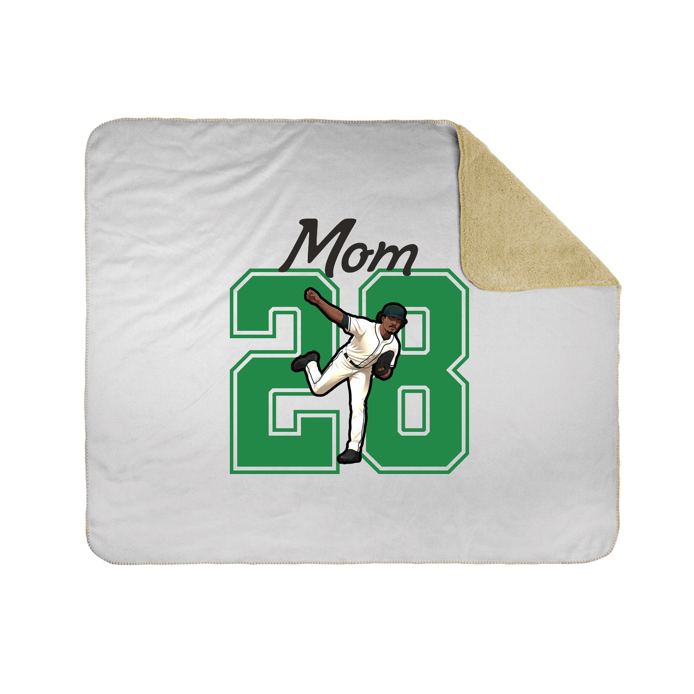 Throw Blanket — Mothers Day Shirsey in White
