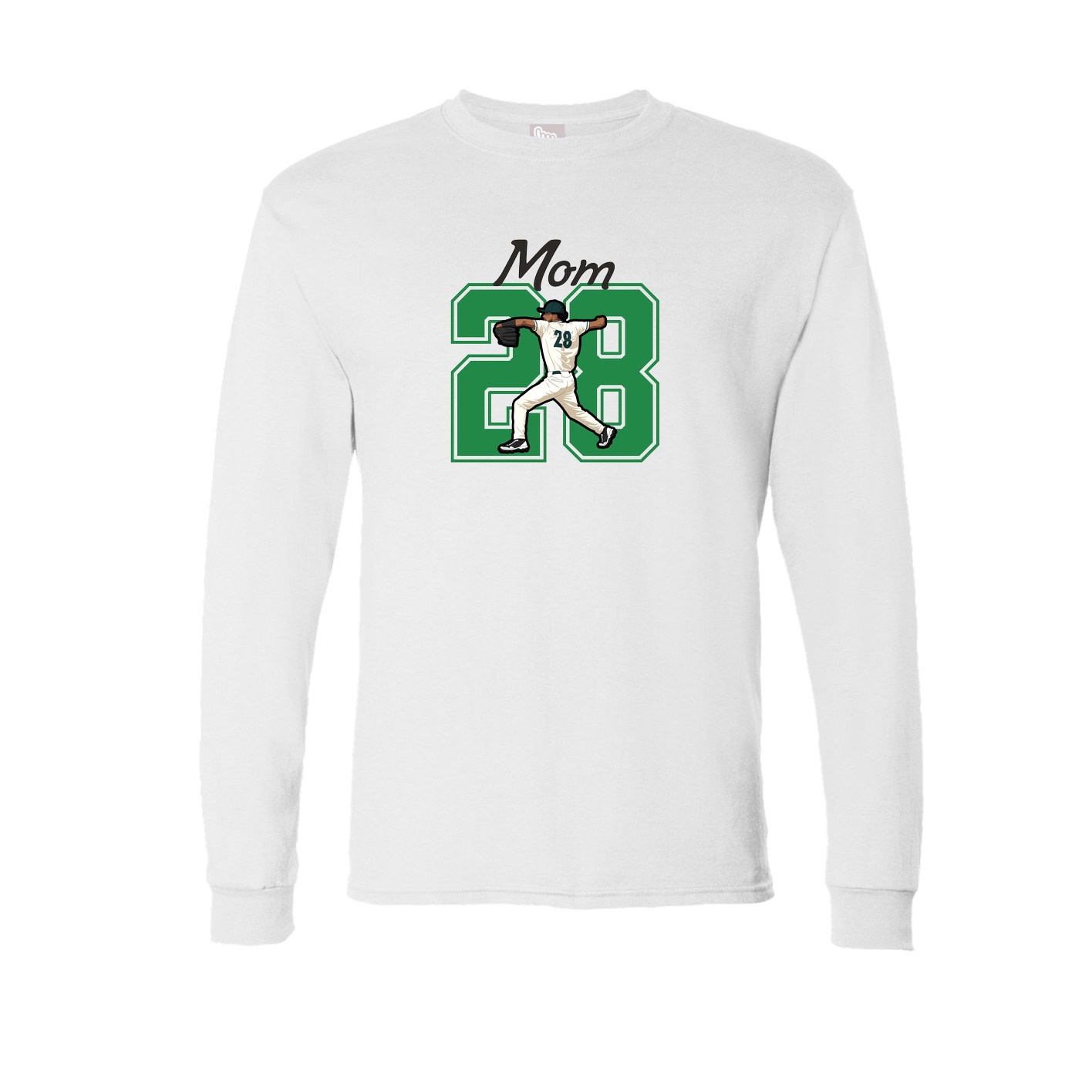Long Sleeve Tee — Mothers Day Shirsey in White