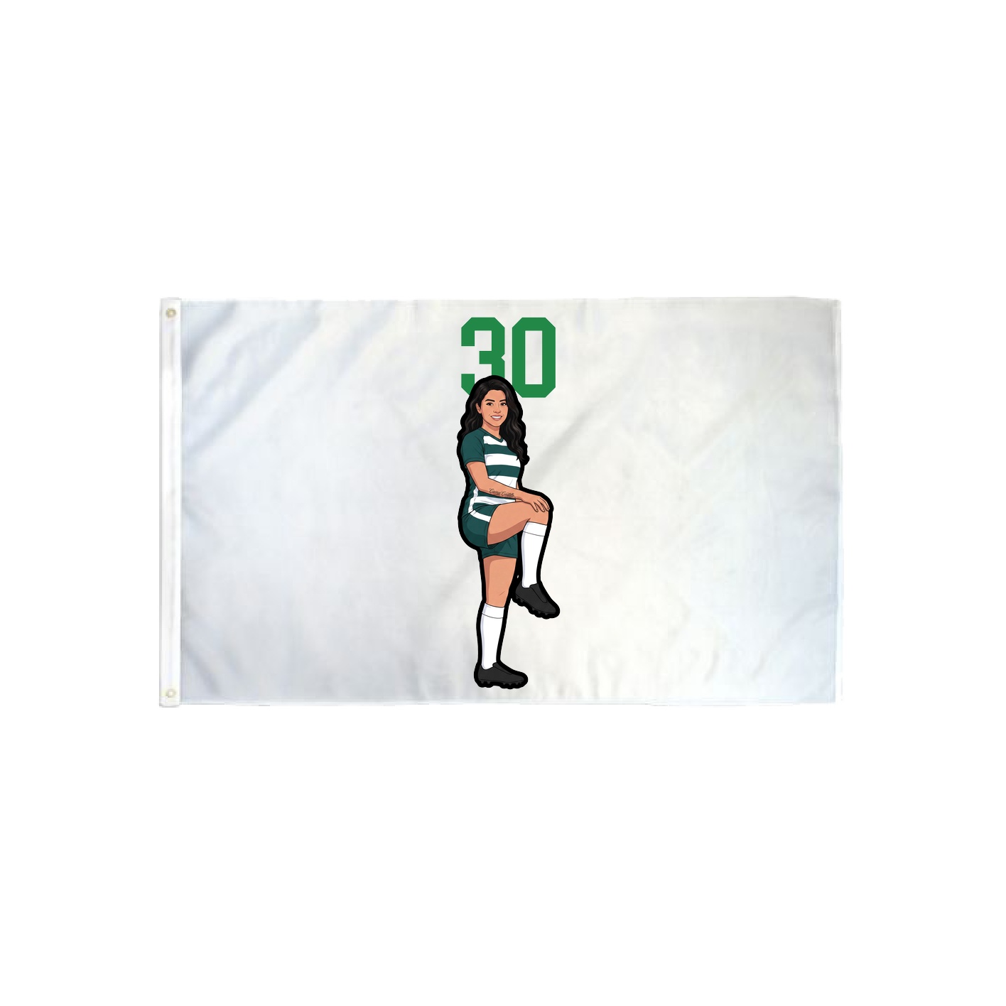 3x5 Flag — Number Top in Classic