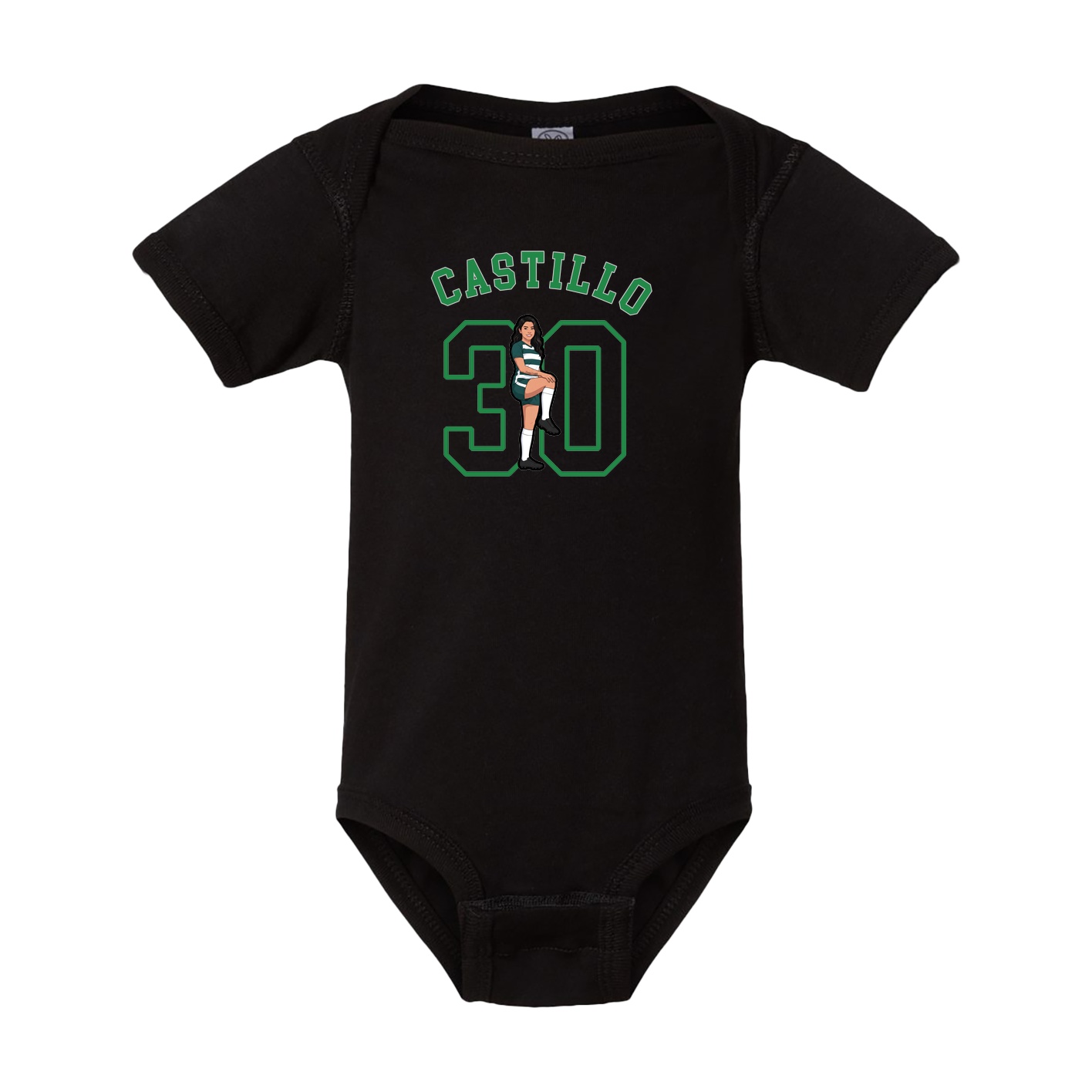 Baby Onesie — Shirsey Arch in Black