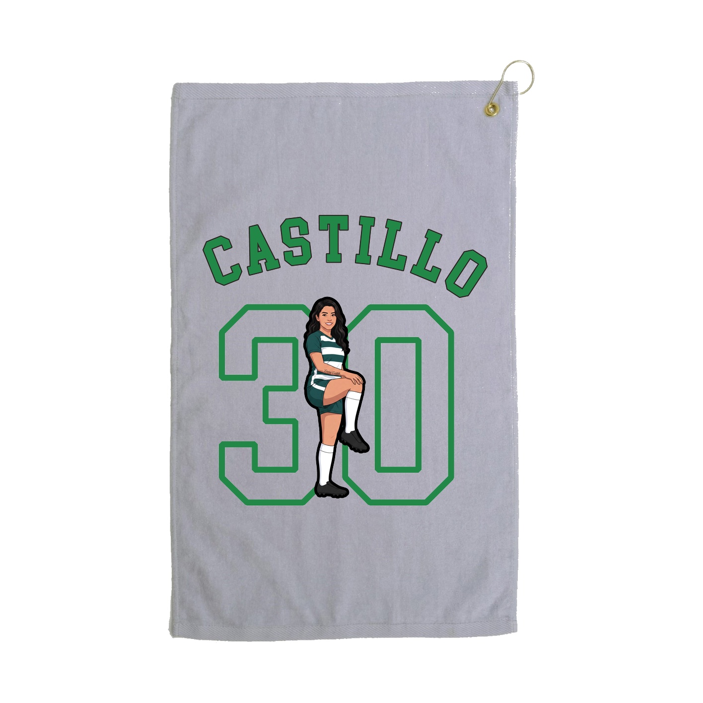 Golf Towel — Shirsey Arch in Grey