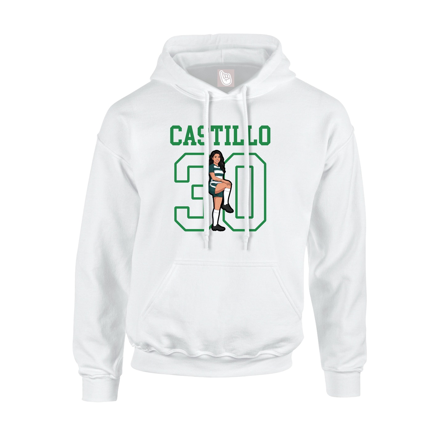 Youth Hoodie — Shirsey in White