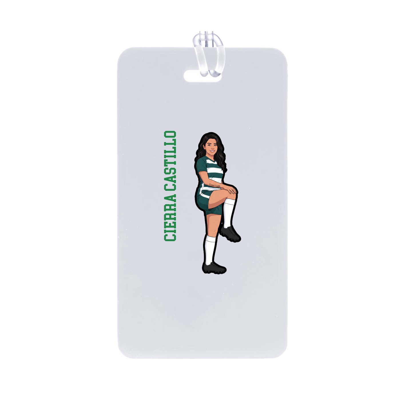 Bag Tag — Name Vertical in Classic