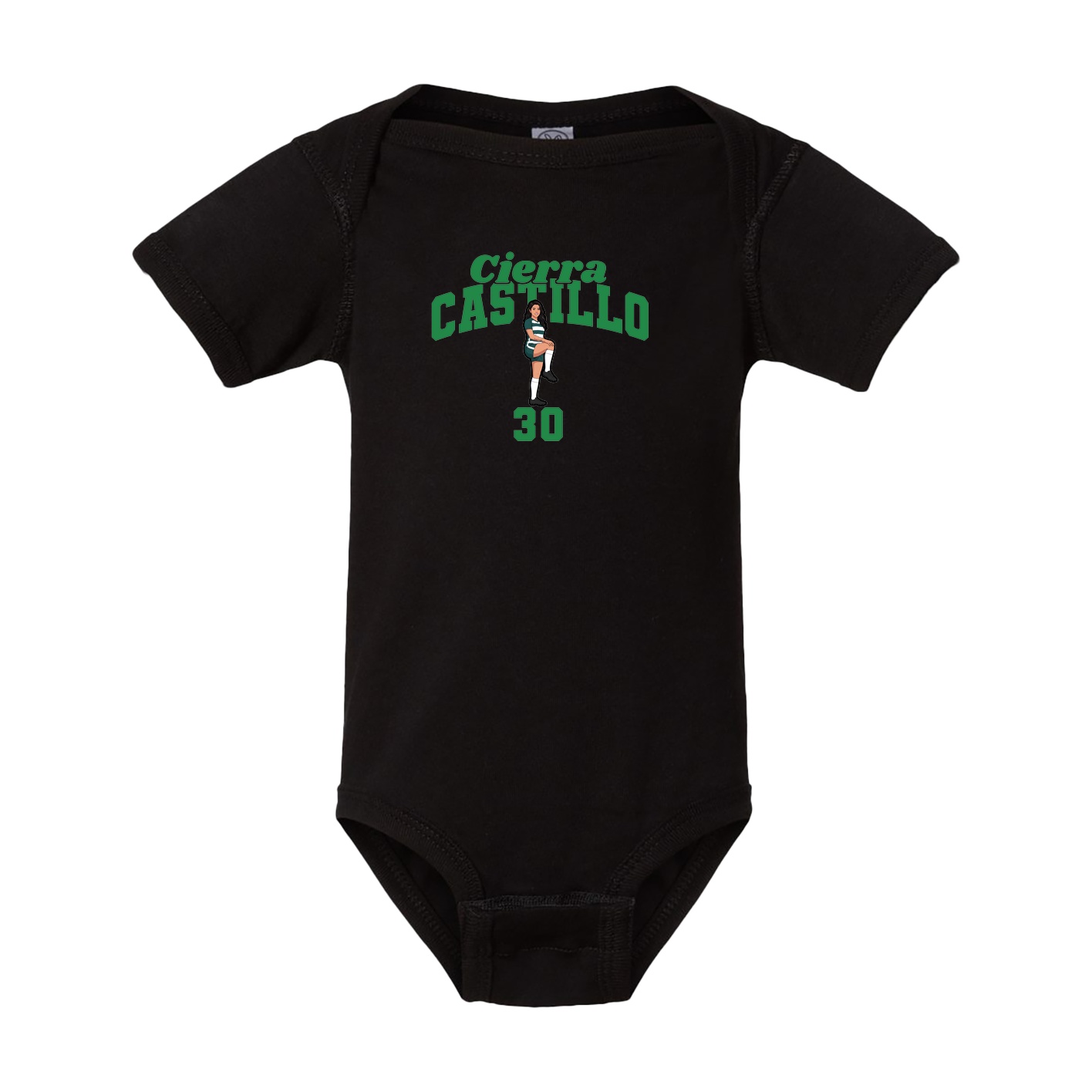 Baby Onesie — Signature Arch in Black