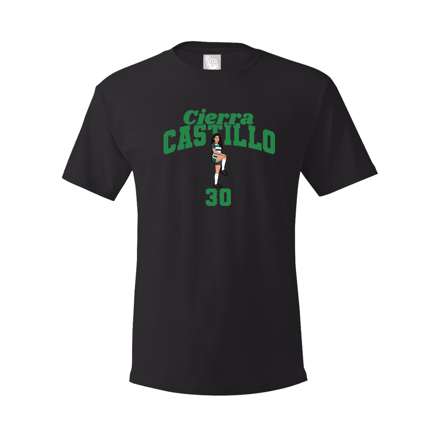 Youth Tee — Signature Arch in Black