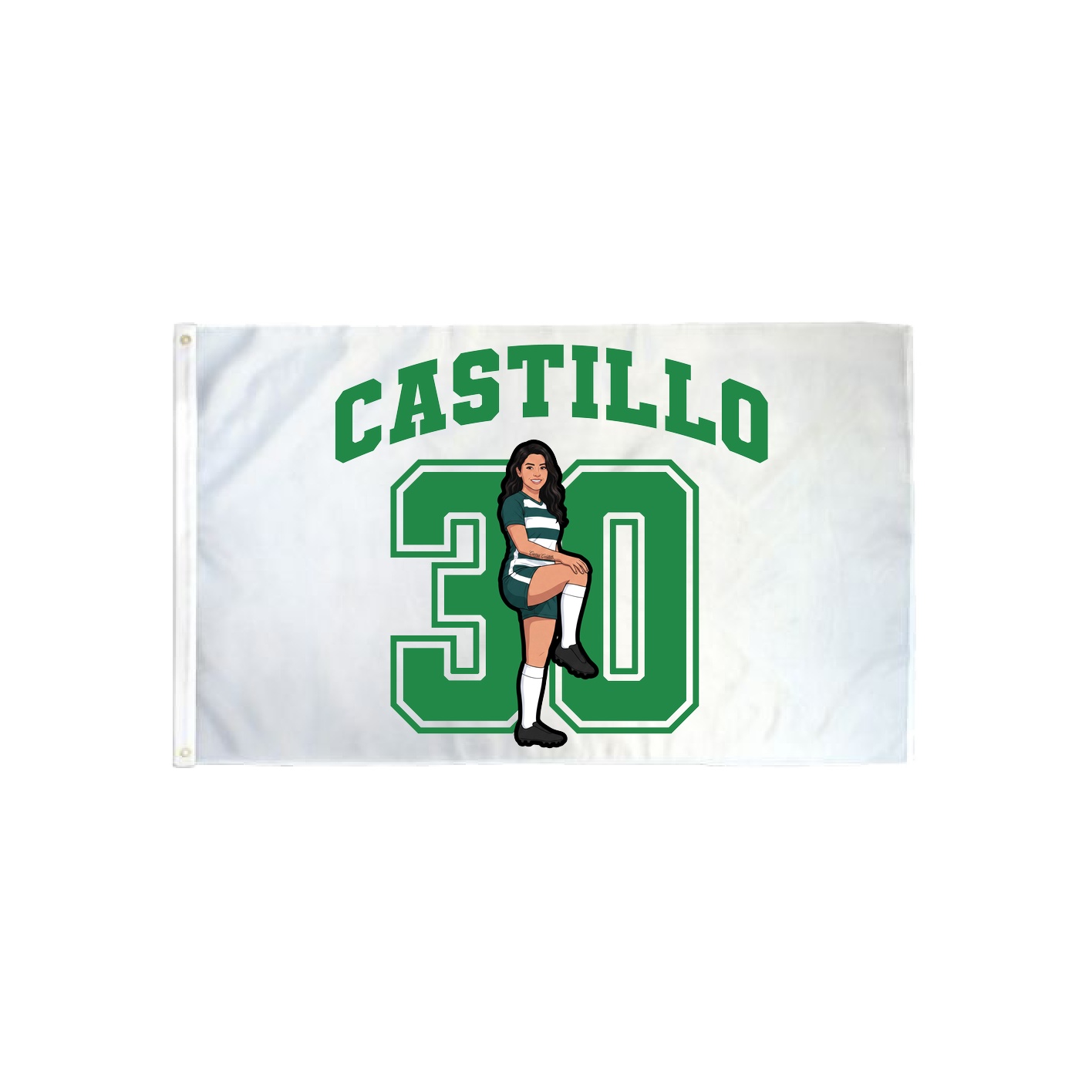 3x5 Flag — Number in Classic