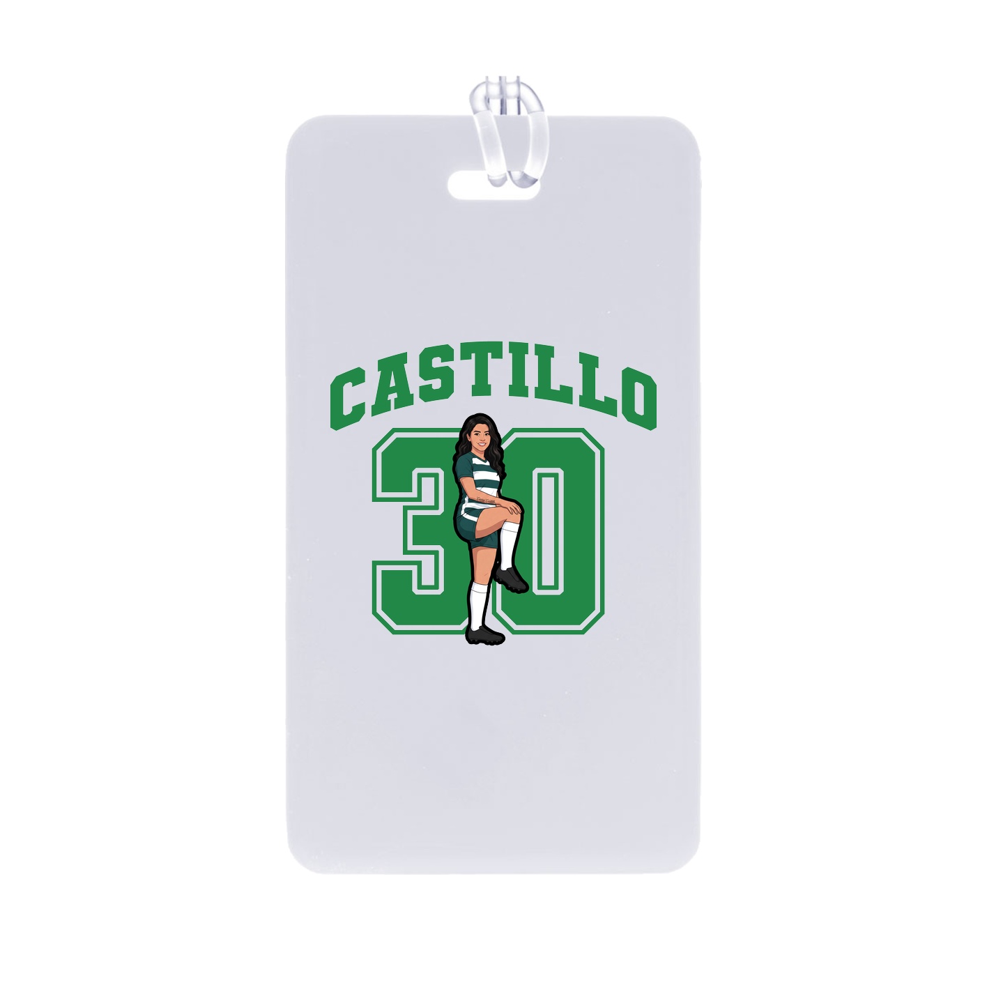 Bag Tag — Number in Classic