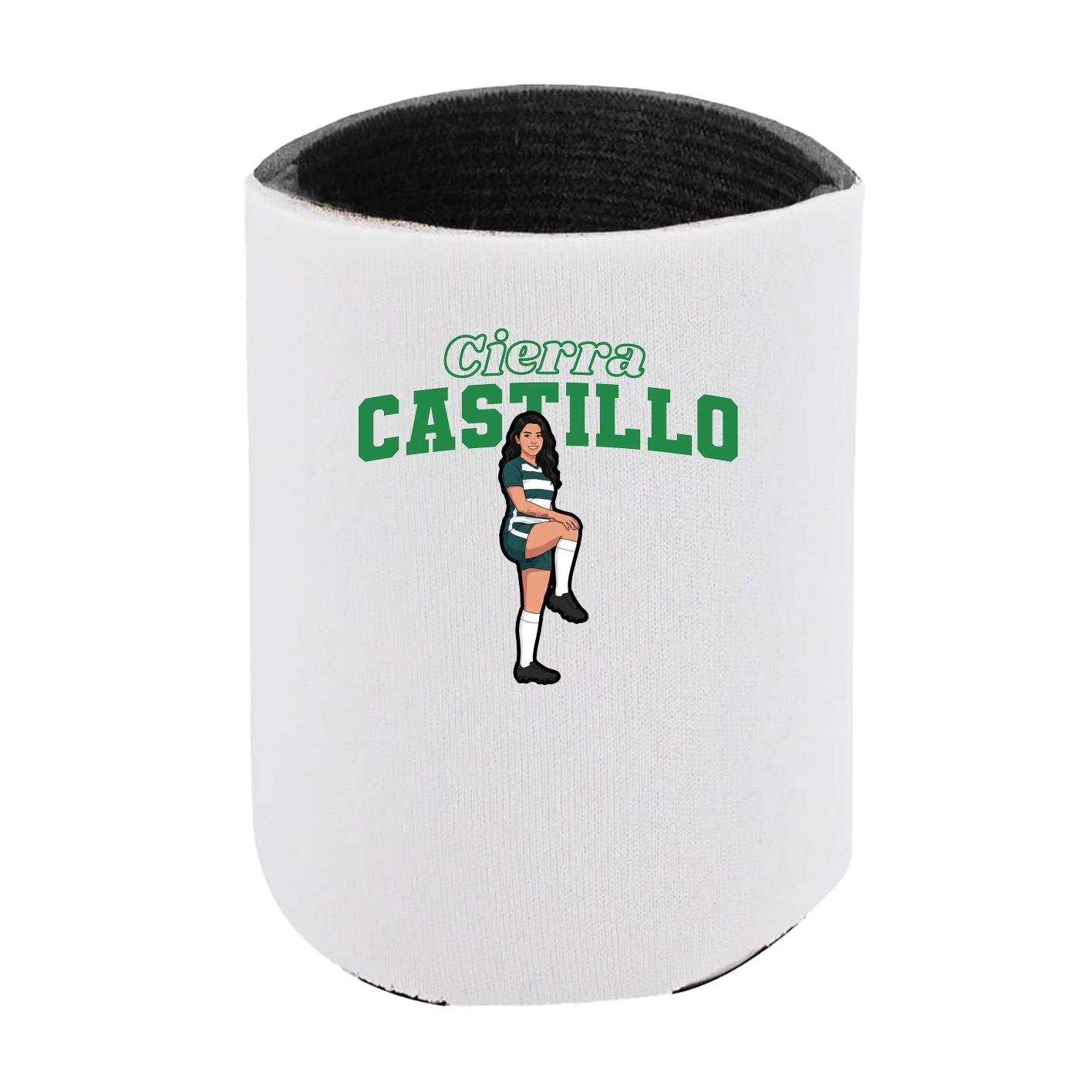 Can Holder — Name Arch in White