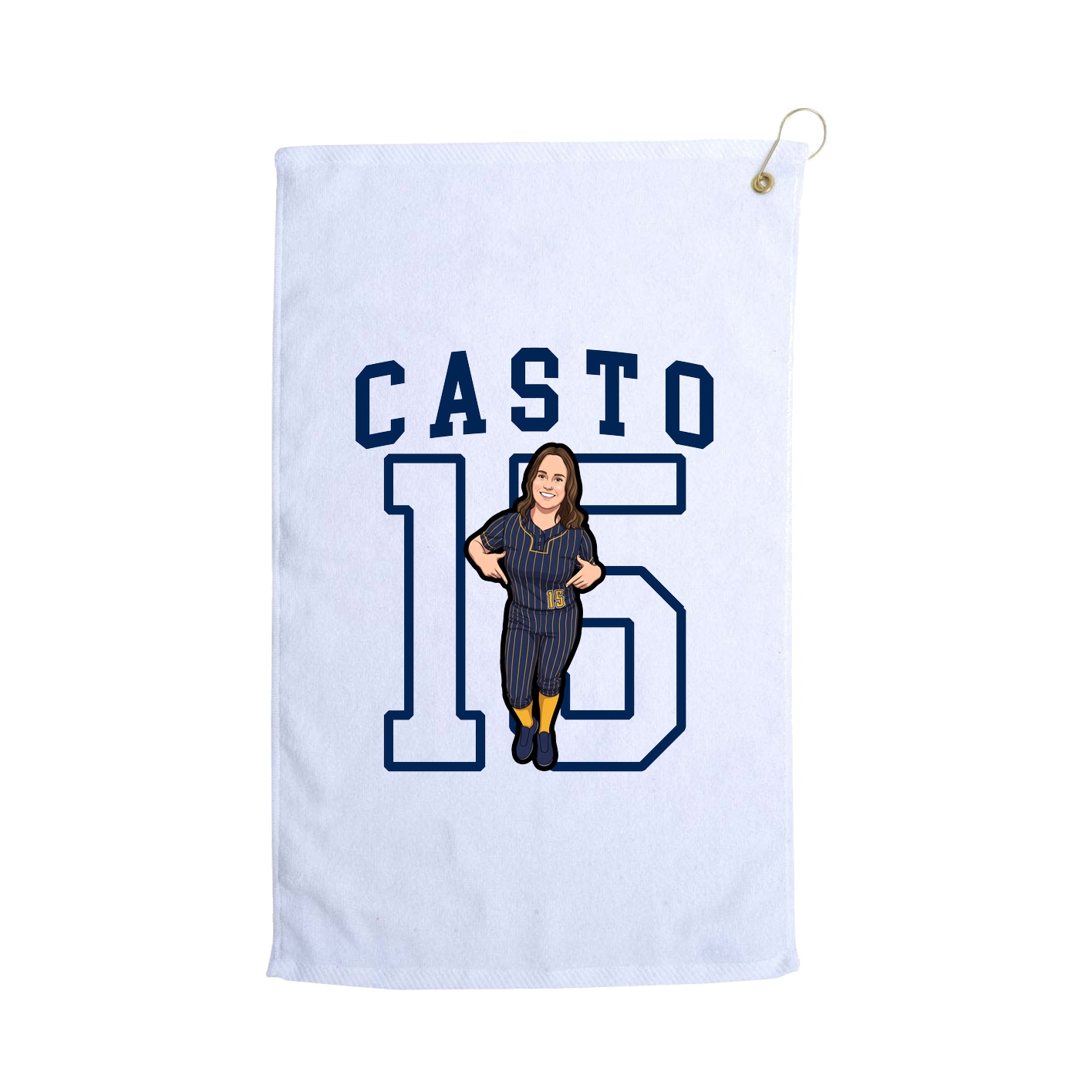 Golf Towel — Shirsey in White
