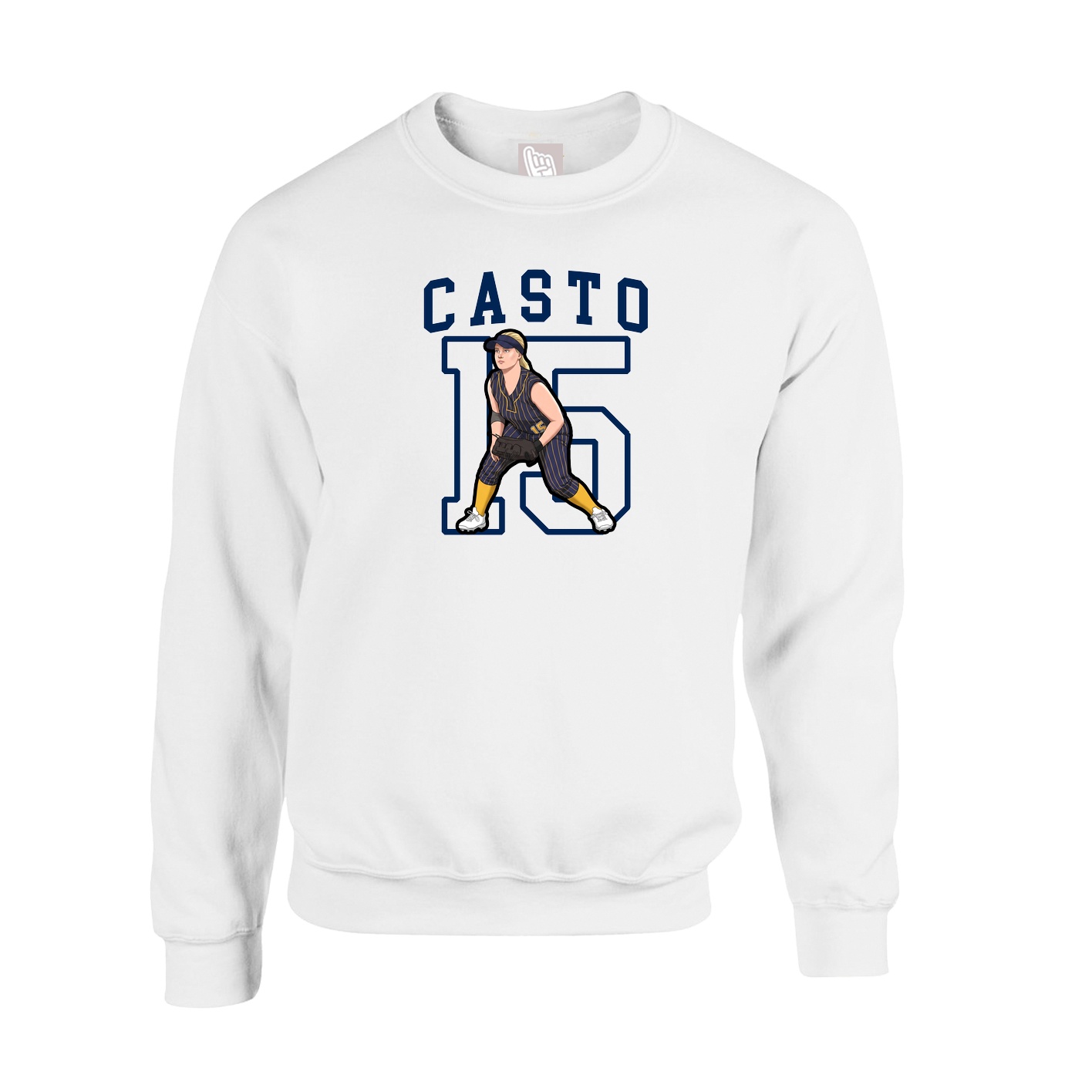 Fleece Crew — Shirsey in White