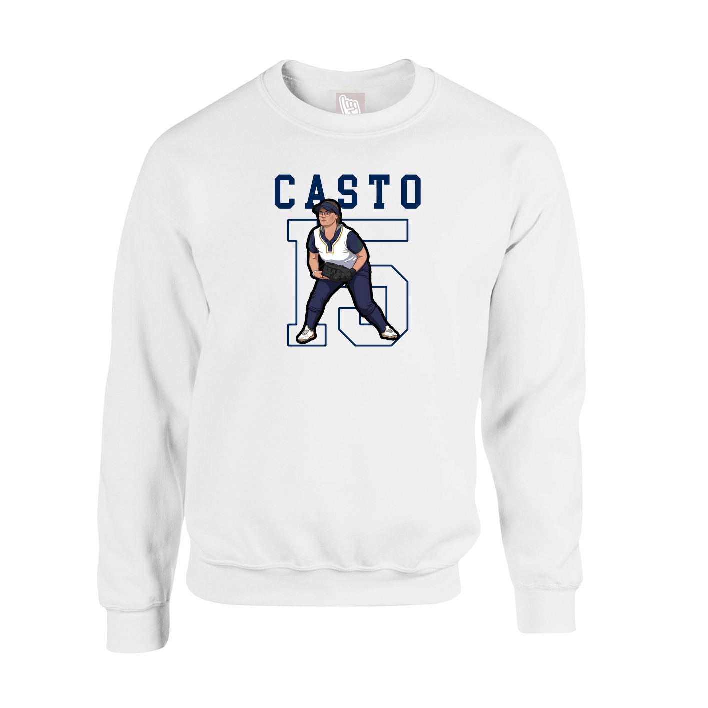 Fleece Crew — Shirsey in White