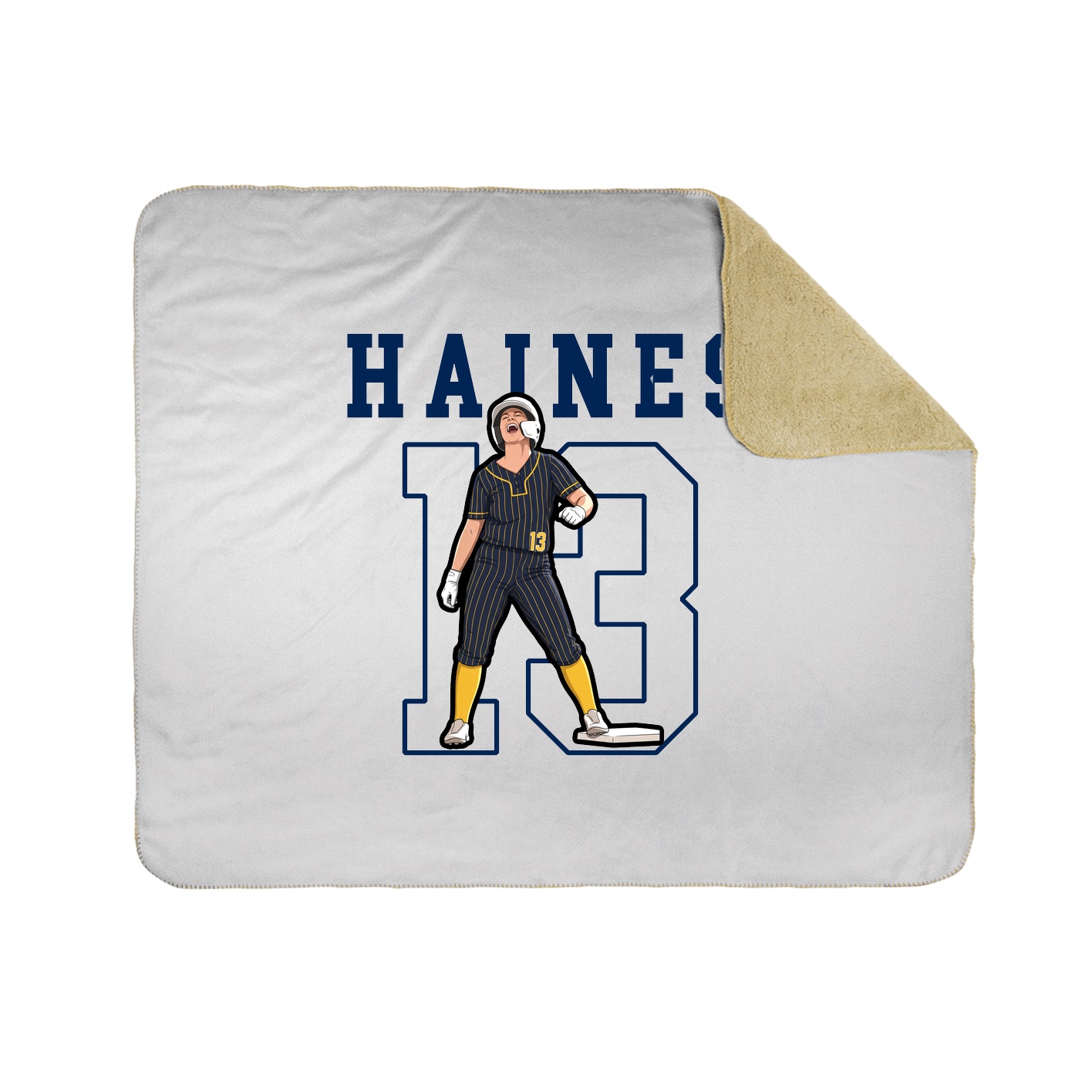 Throw Blanket — Shirsey in White
