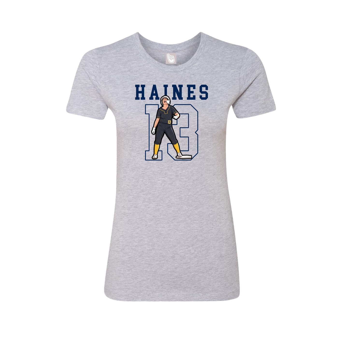 Fitted Women's Tee — Shirsey in Grey