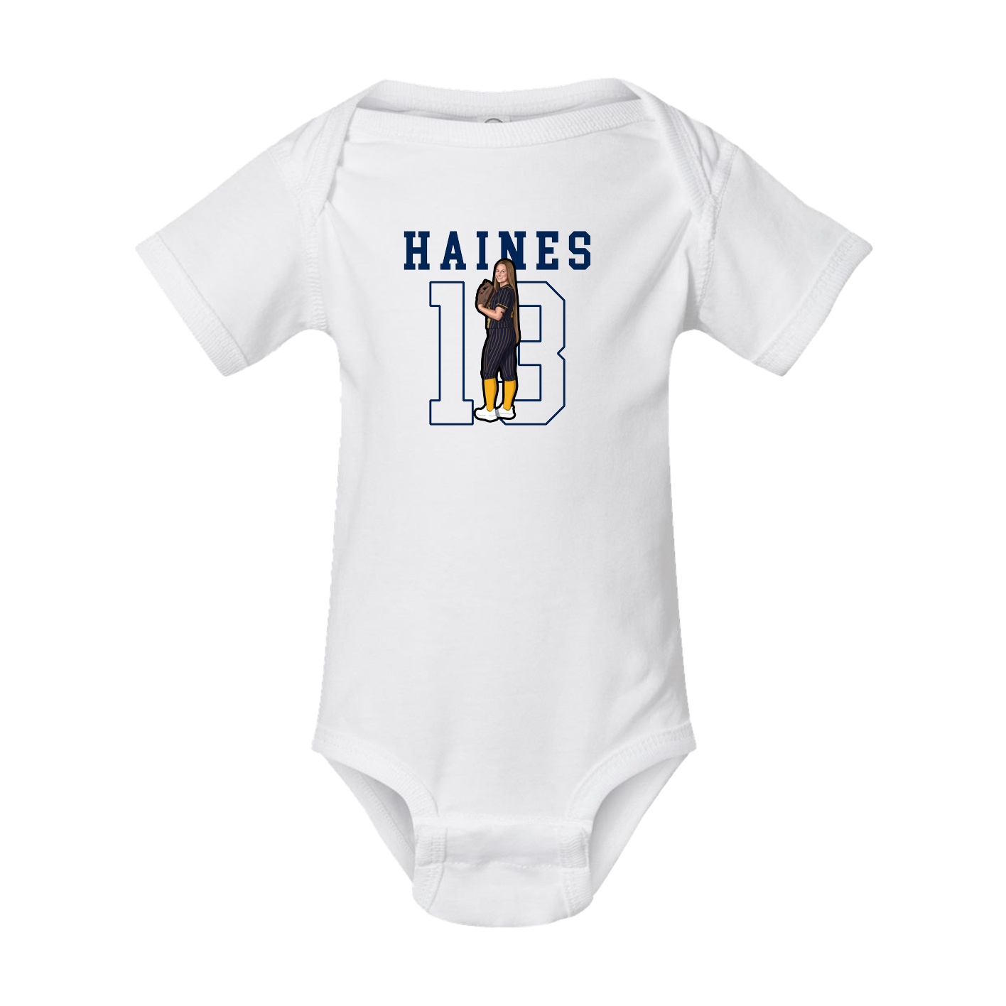 Baby Onesie — Shirsey in White
