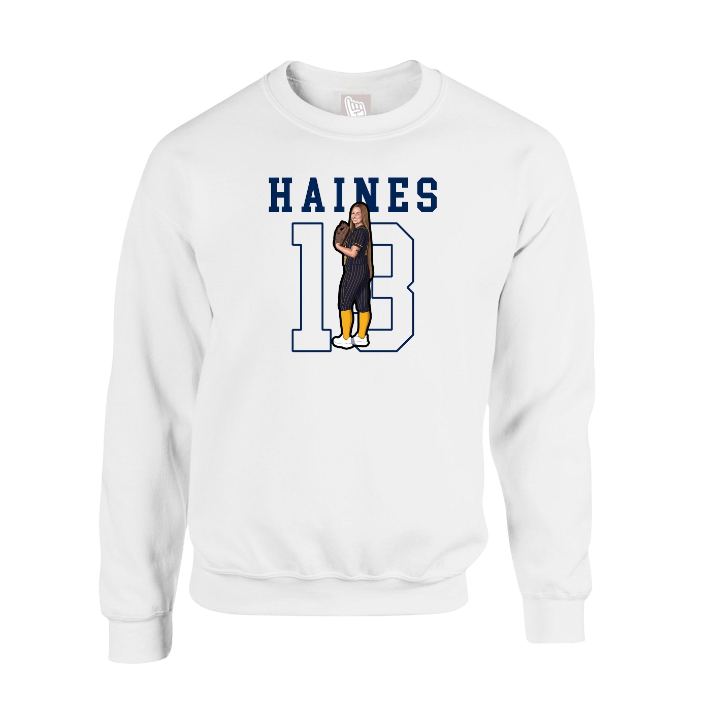 Fleece Crew — Shirsey in White