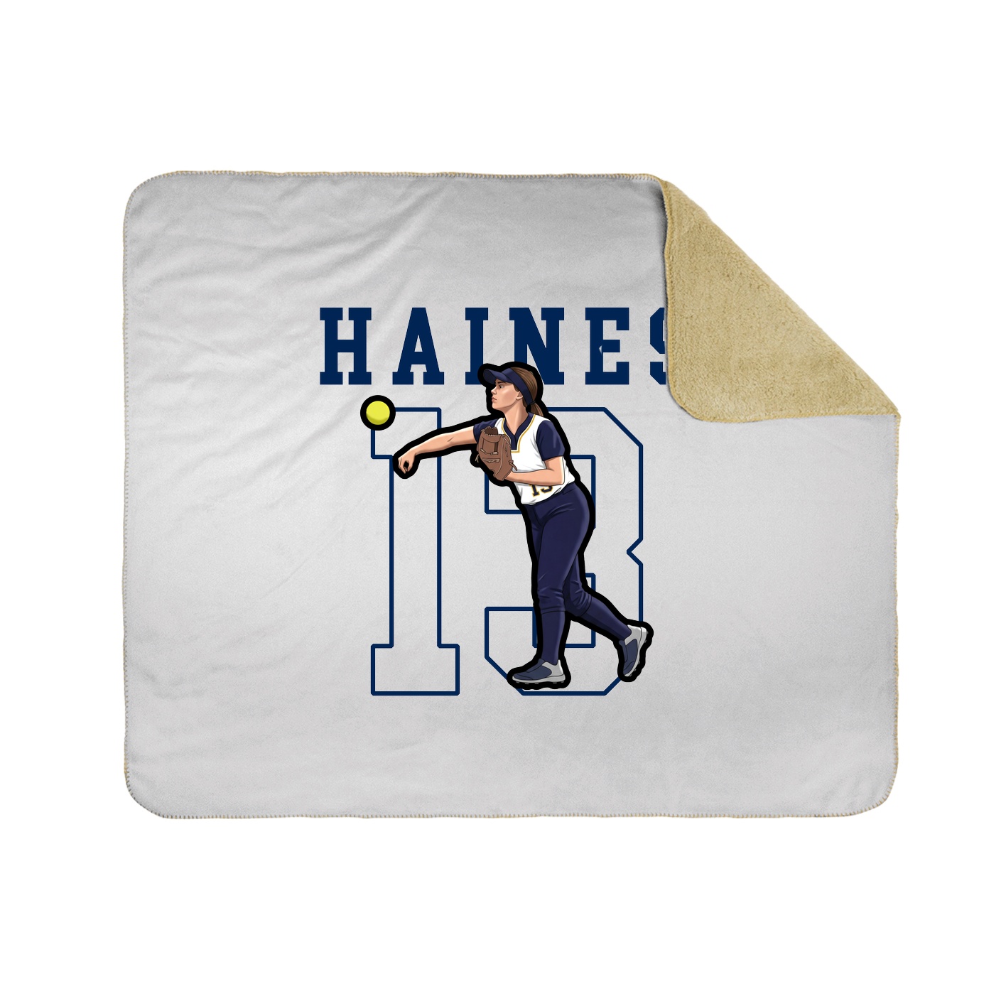 50x60 Sherpa Lined Throw Blanket