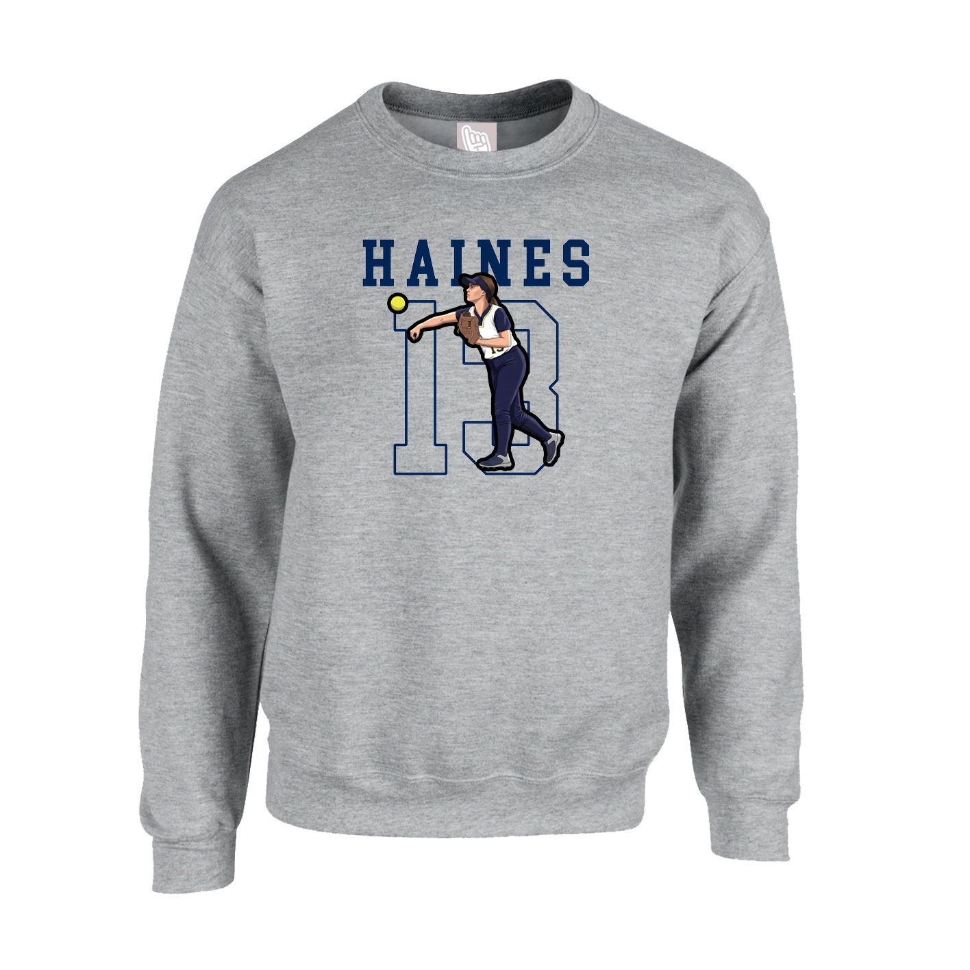 Fleece Crew — Shirsey in Grey