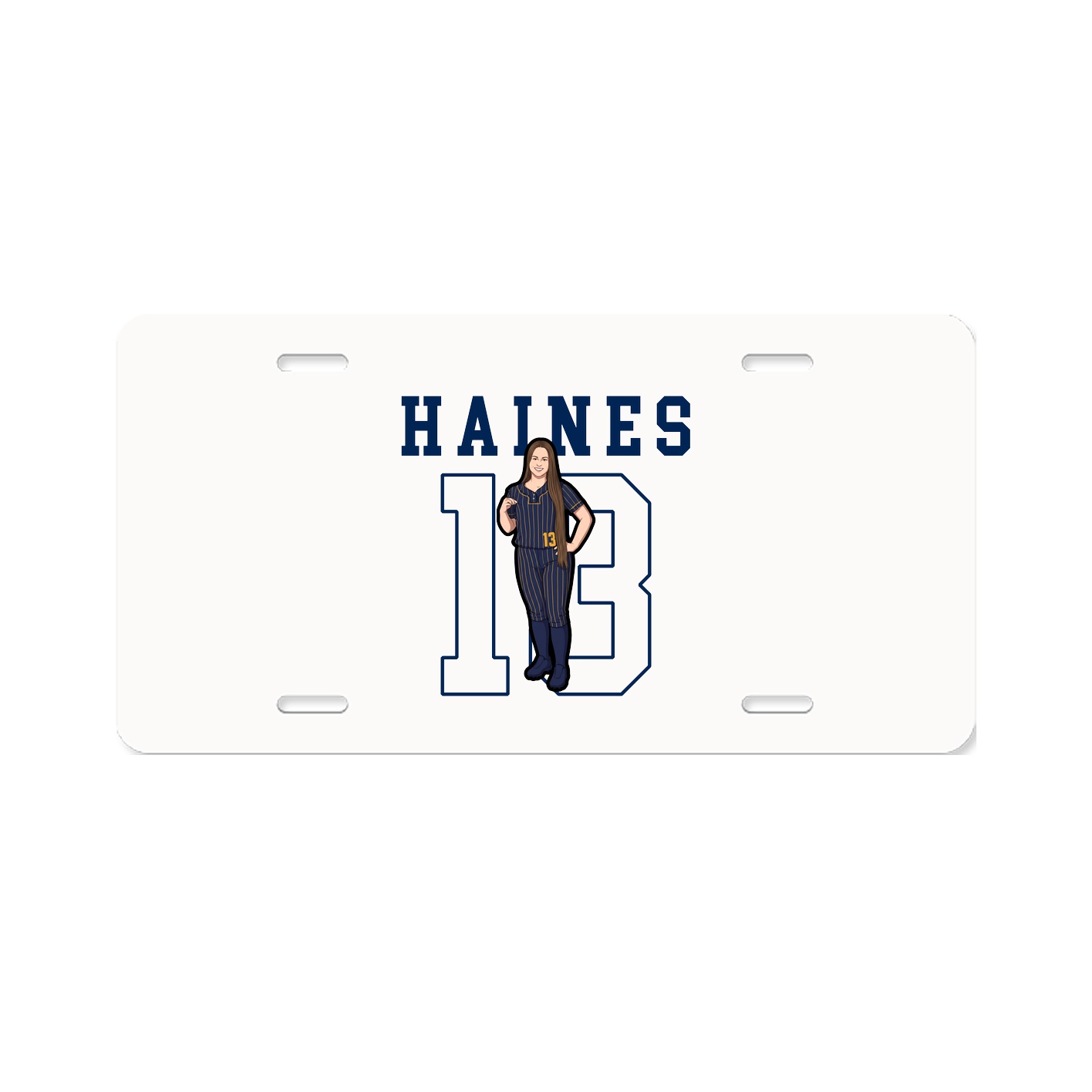 License Plate — Shirsey in Classic