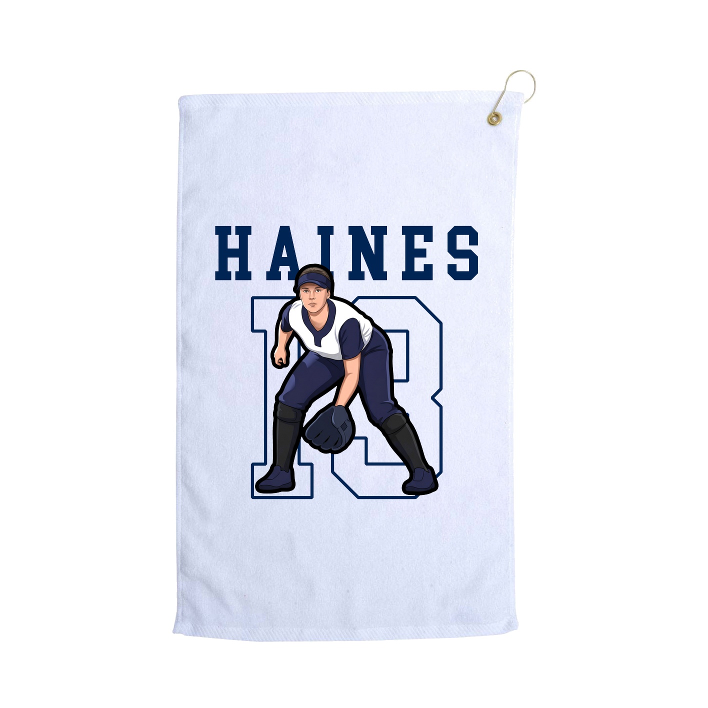 Golf Towel — Shirsey in White