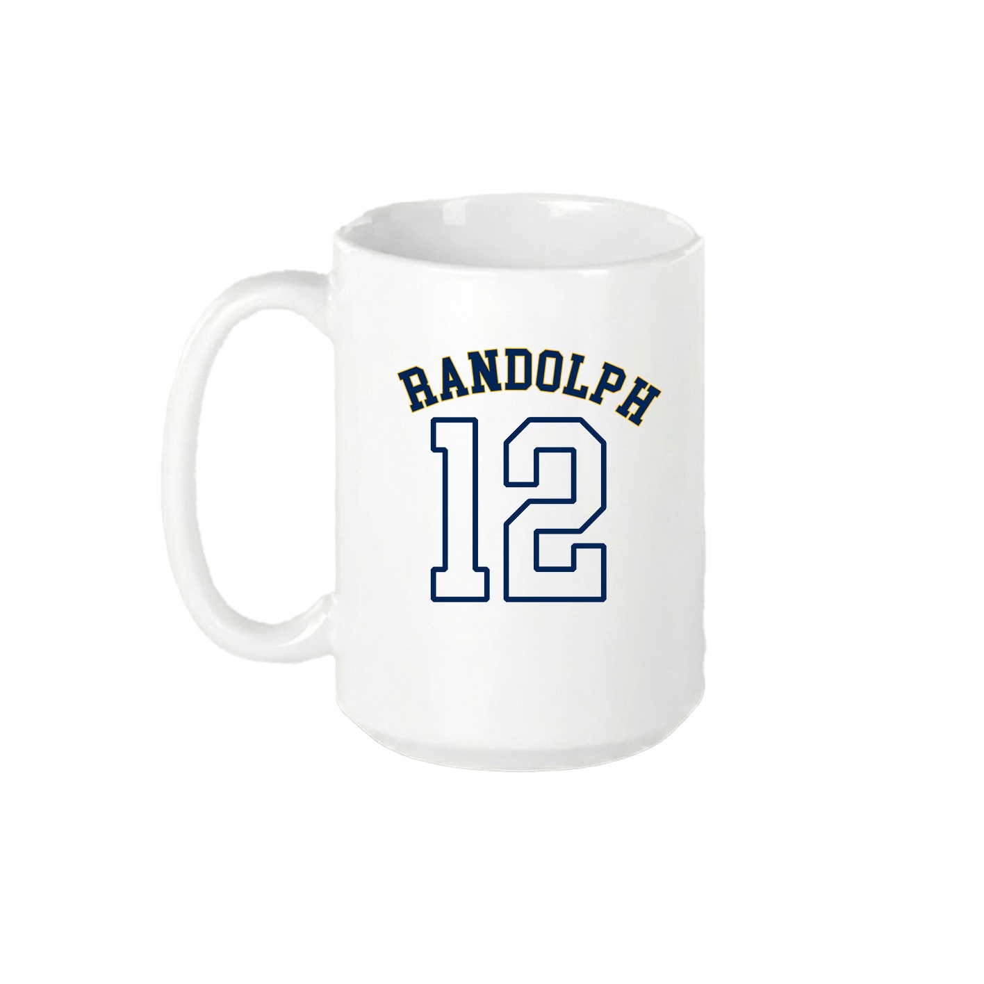 15oz Coffee Mug — Shirsey Arch in White