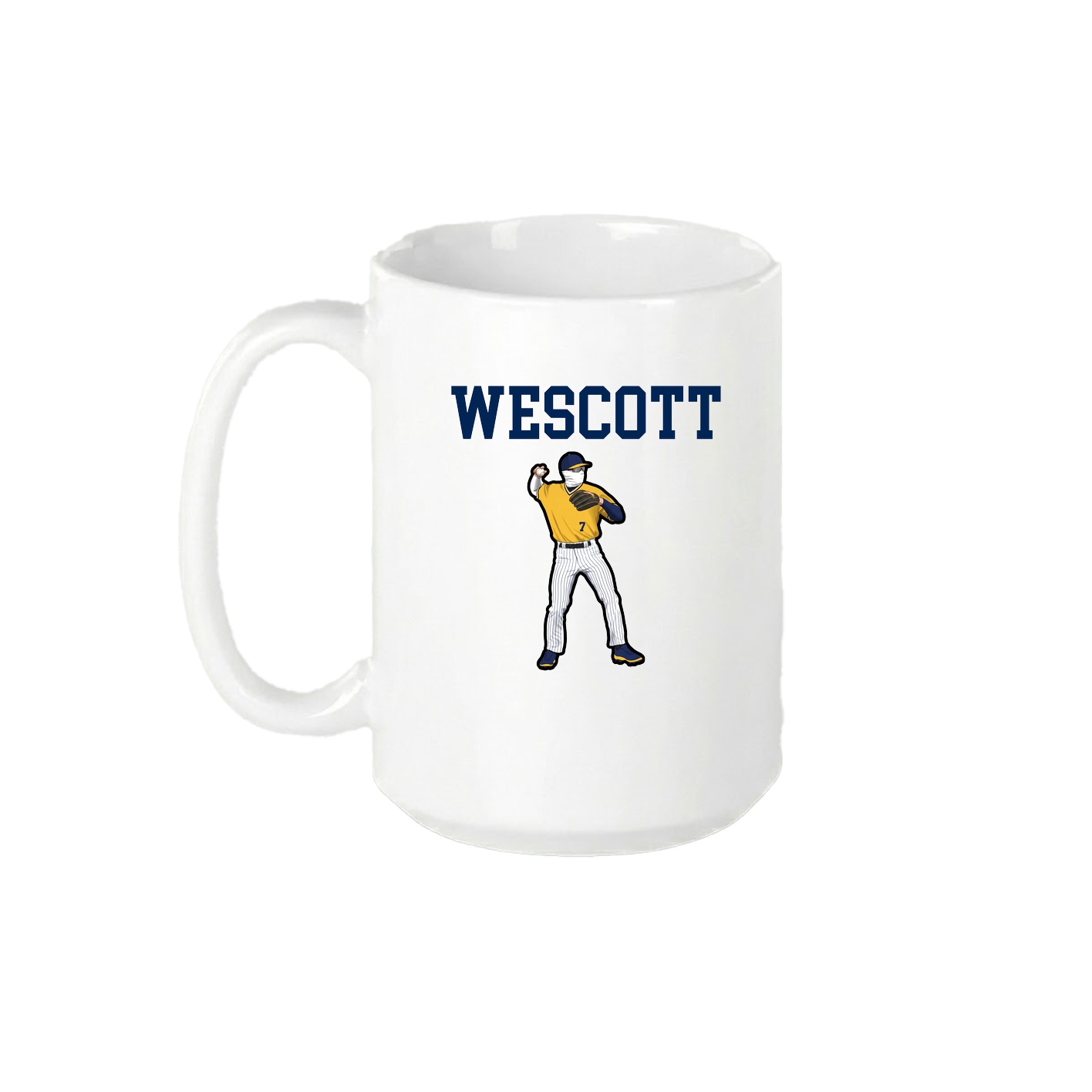 15oz Coffee Mug — Shirsey in White