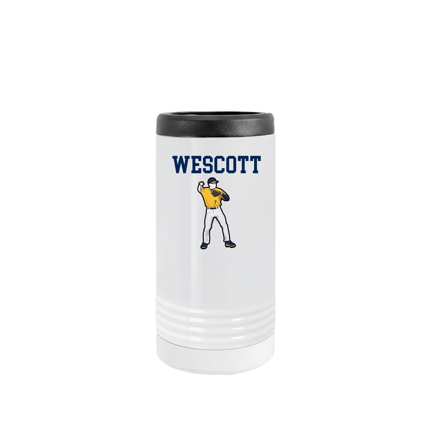 Slim Beverage Holder — Shirsey in White