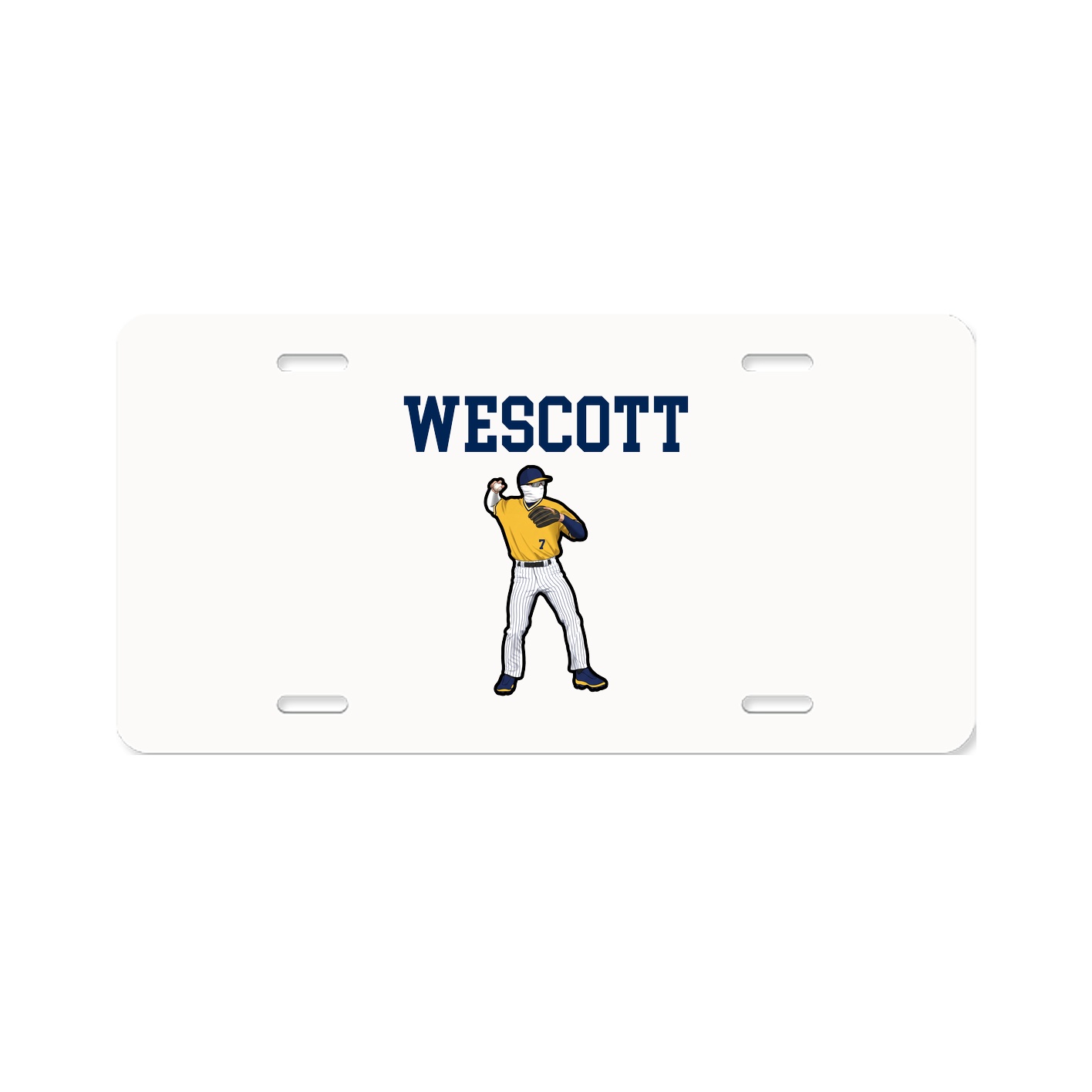 License Plate — Shirsey in Classic