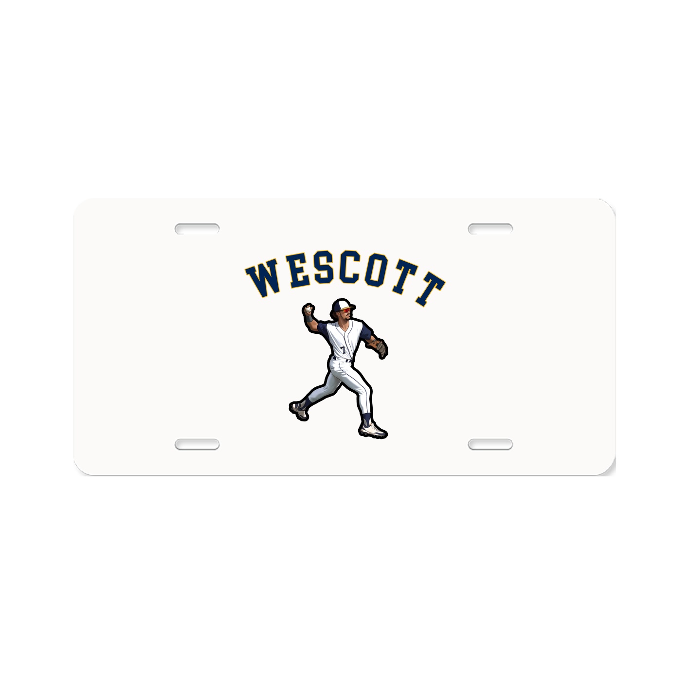 License Plate — Shirsey Arch in Classic