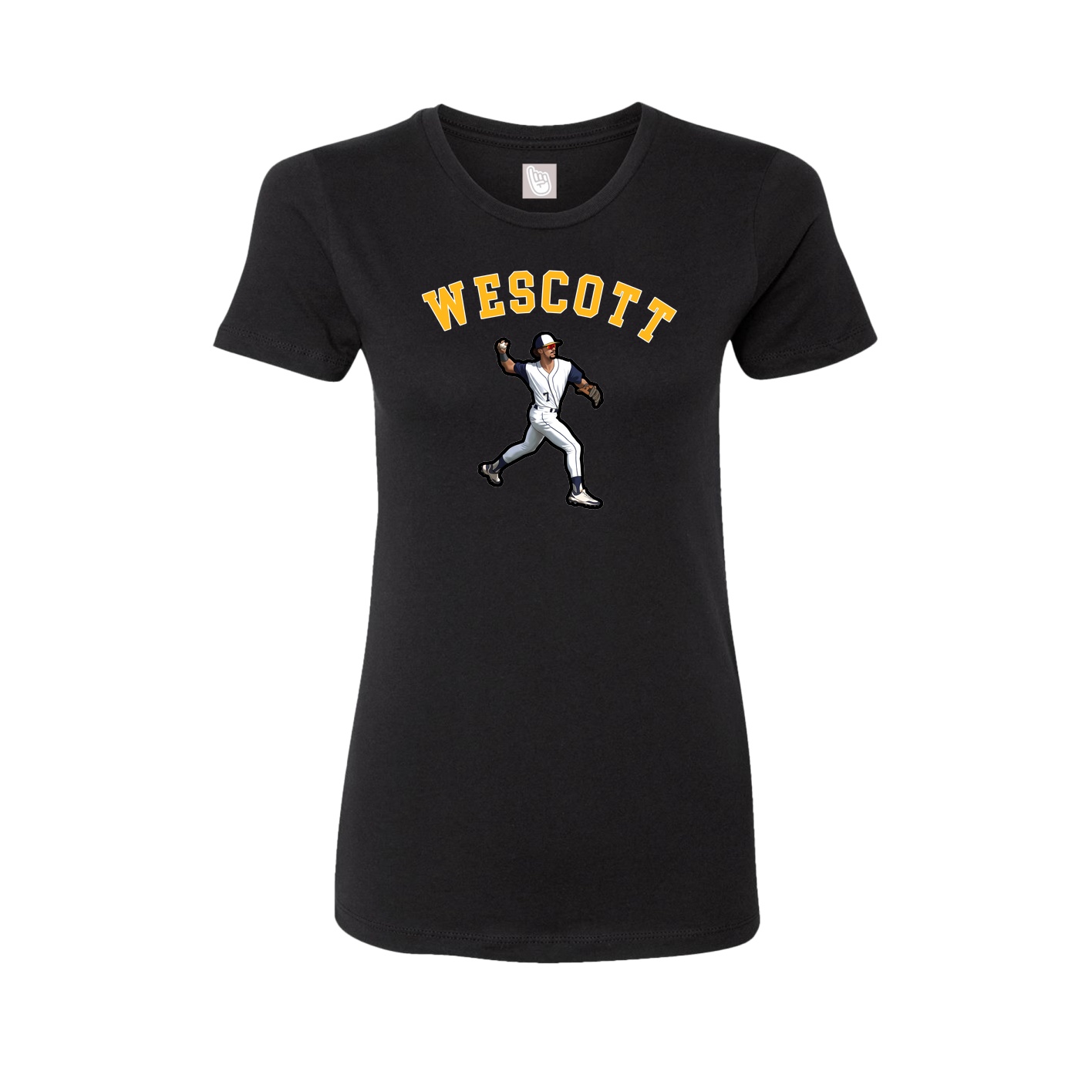 Womens Tee — Shirsey Arch in Black