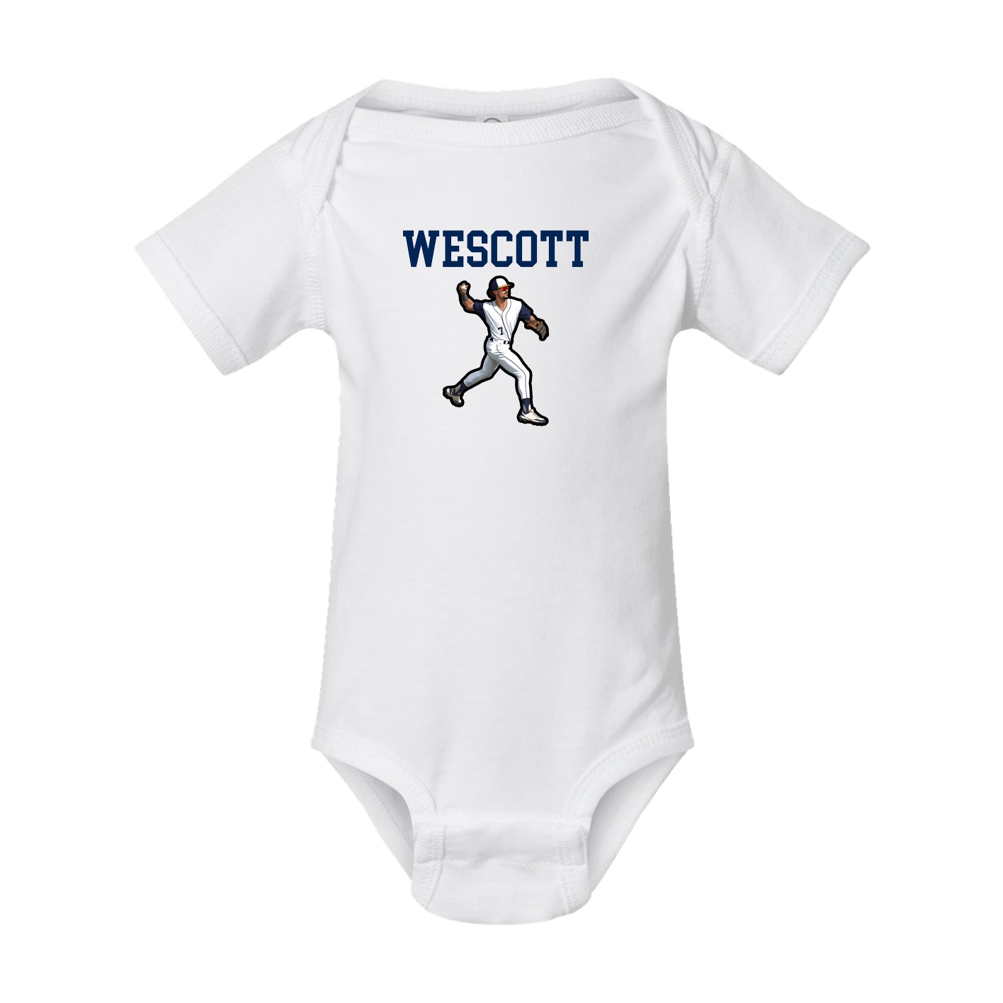 Baby Onesie — Shirsey in White