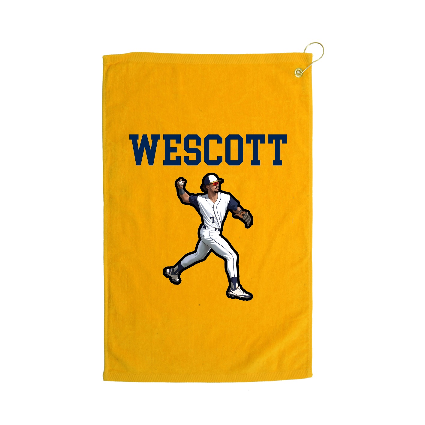 Golf Towel — Shirsey in Gold
