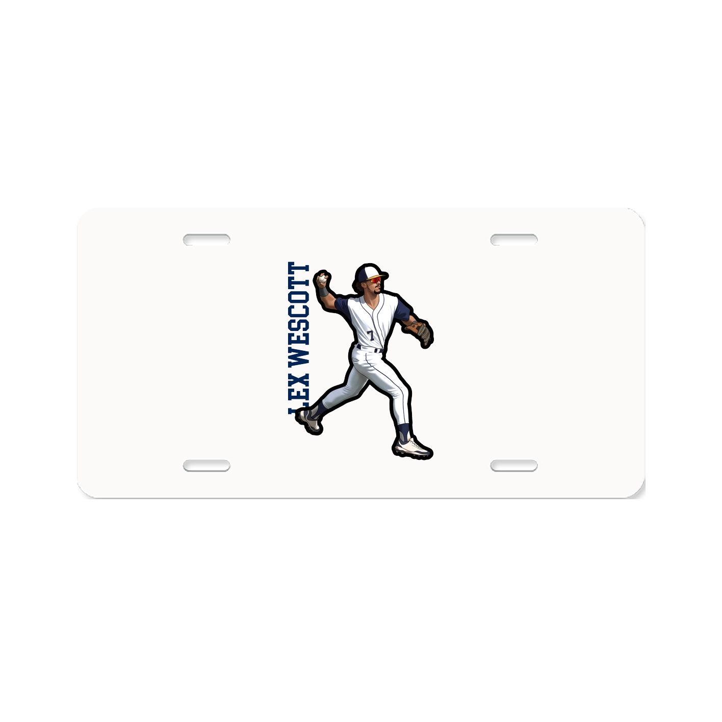 Aluminum License Plate