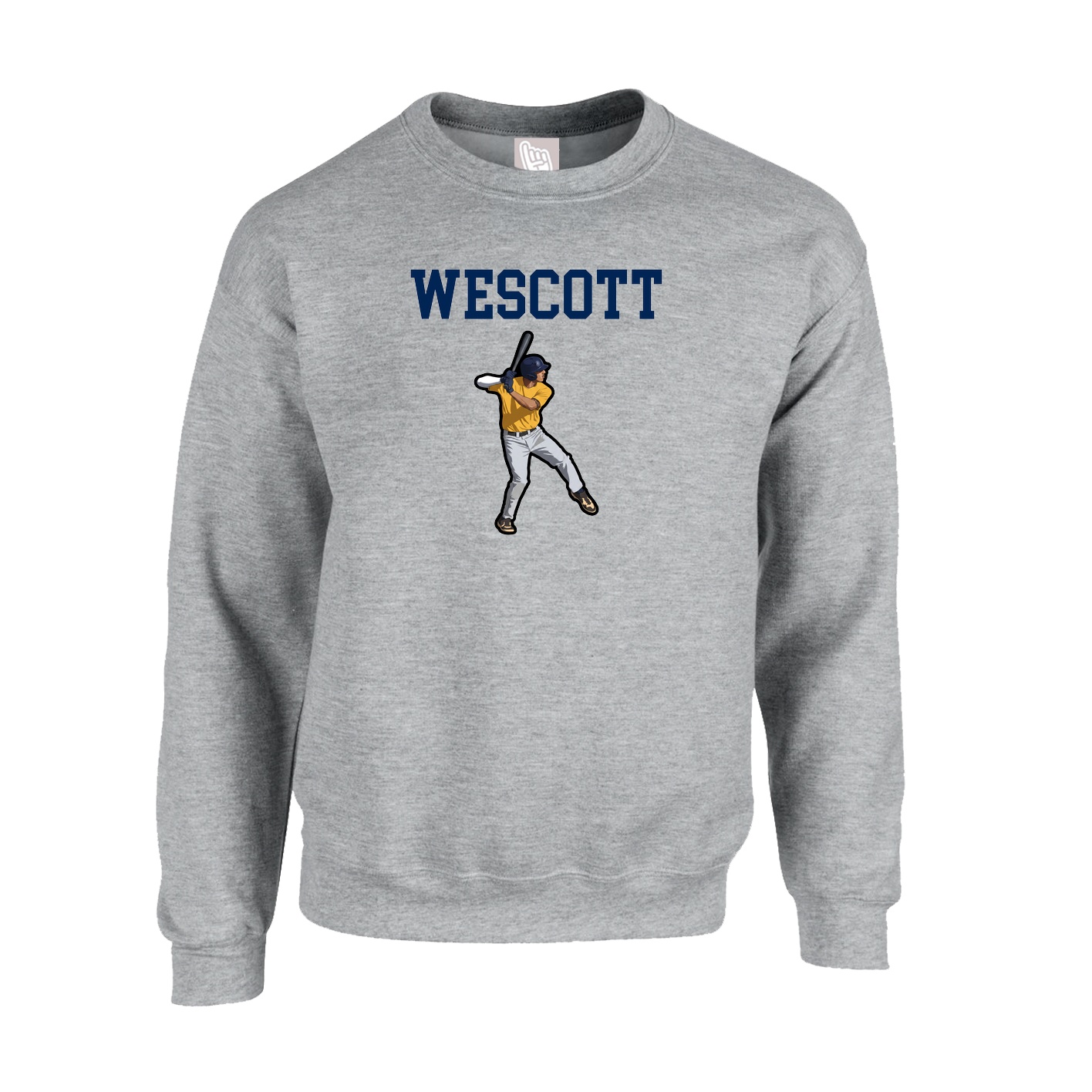 Fleece Crew — Shirsey in Grey