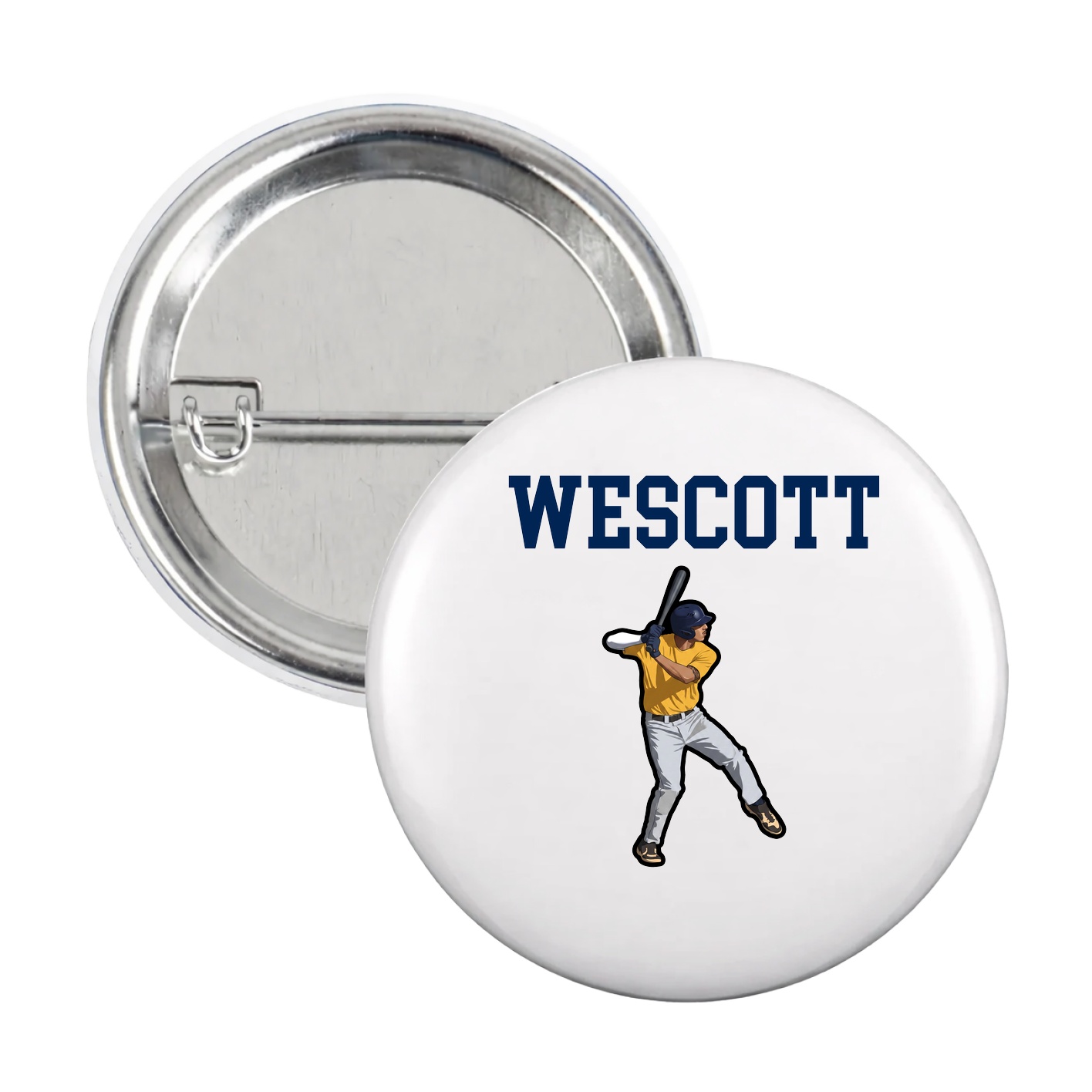 Game Day Button — Shirsey in White